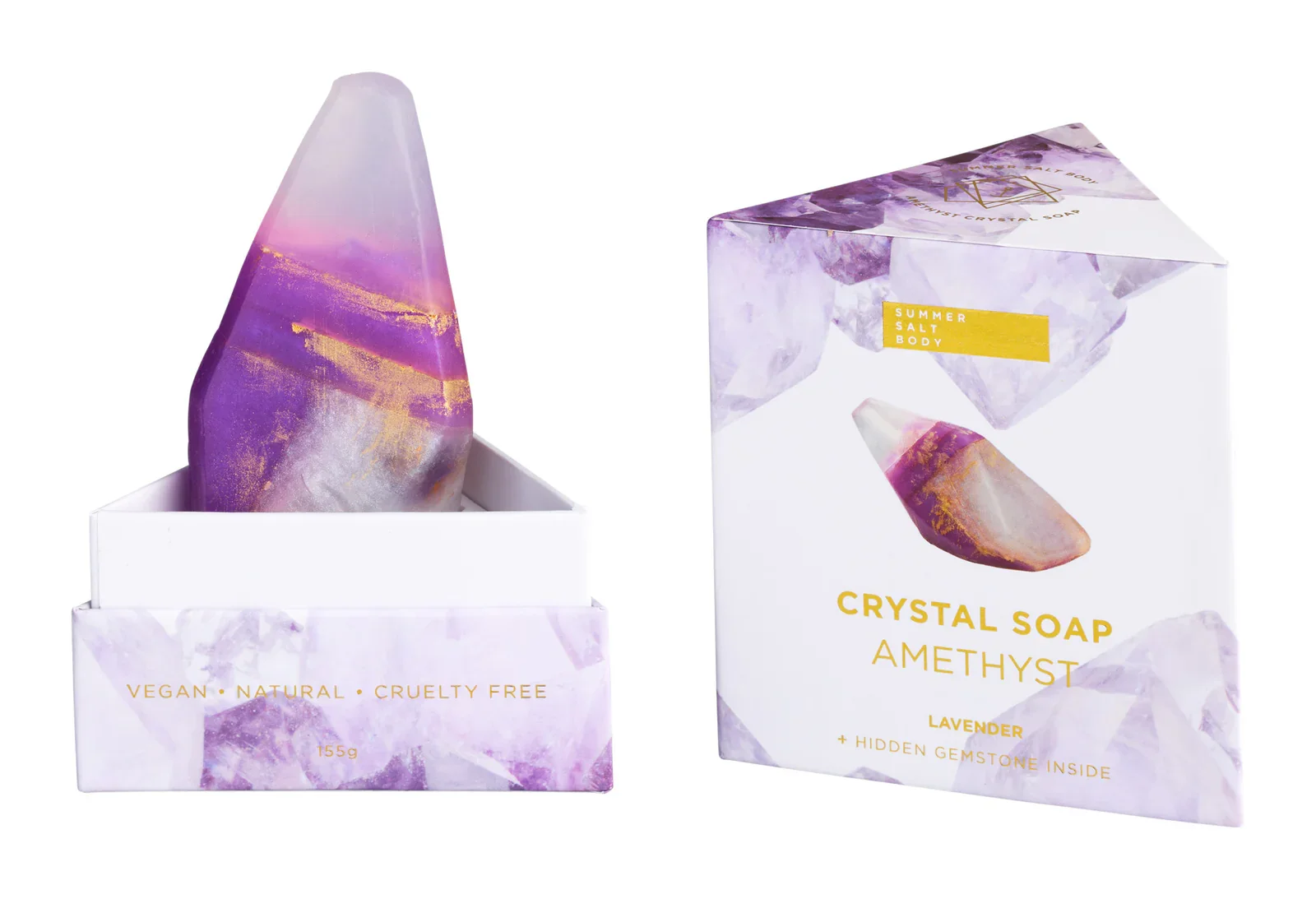SUMMER SALT BODY - Amethyst Crystal Soap
