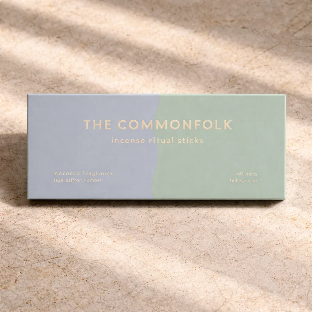 THE COMMONFOLK - Incense Ritual Sticks - Morocco (Sage, Saffron + Amber)