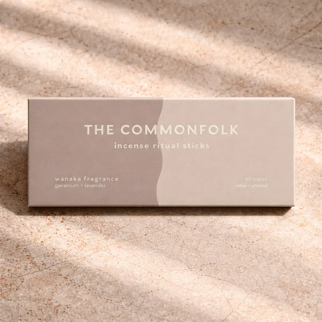 THE COMMONFOLK - Incense Ritual Sticks - Wanaka (Geranium + Lavender)