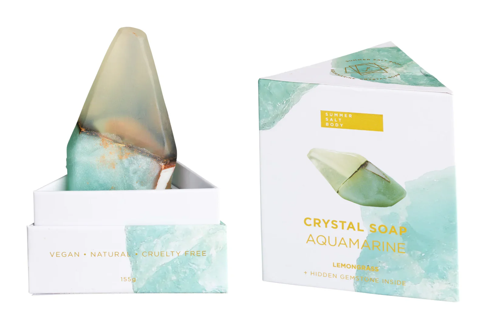 SUMMER SALT BODY - Aquamarine Crystal Soap