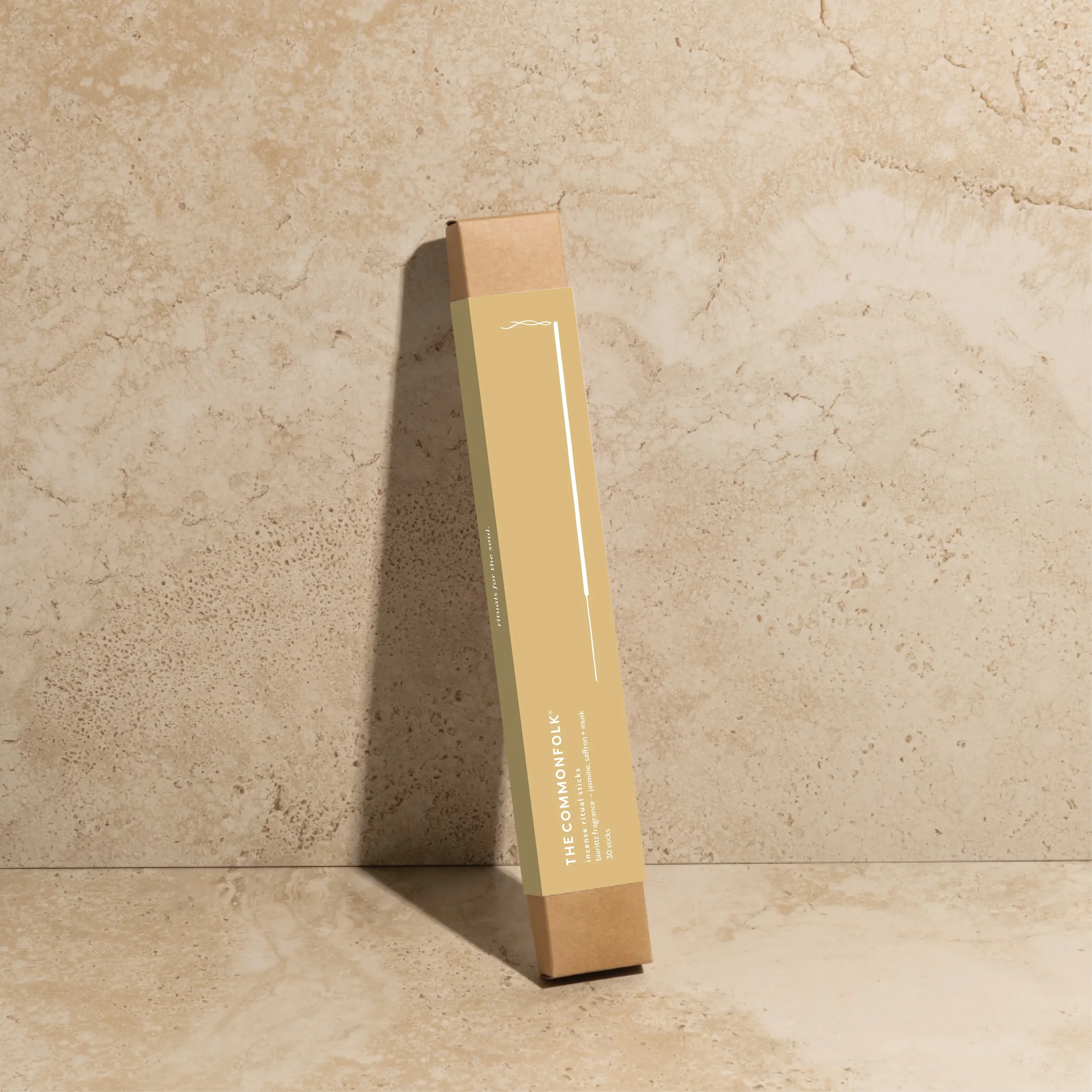 THE COMMONFOLK - Keep It Simple Incense Ritual Sticks - Biarritz (Jasmine, Saffron + Musk)