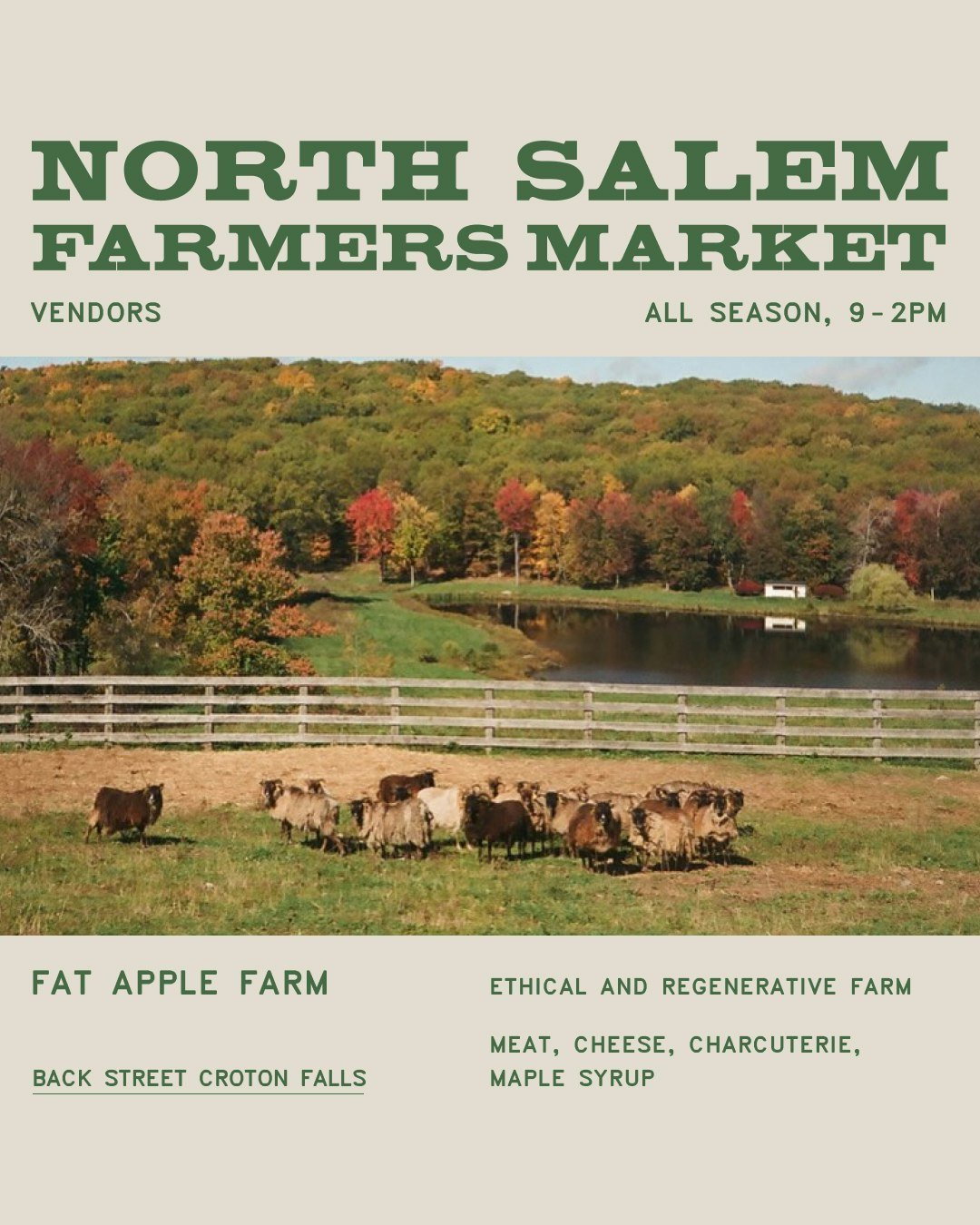 Fat Apple Farm is a sustainable, ethical livestock farm that understands what a gift it is to work on 400 acres in the Hudson Valley - farming in a way that treats their animals with dignity and holistically restores the land. 

The best part? These 