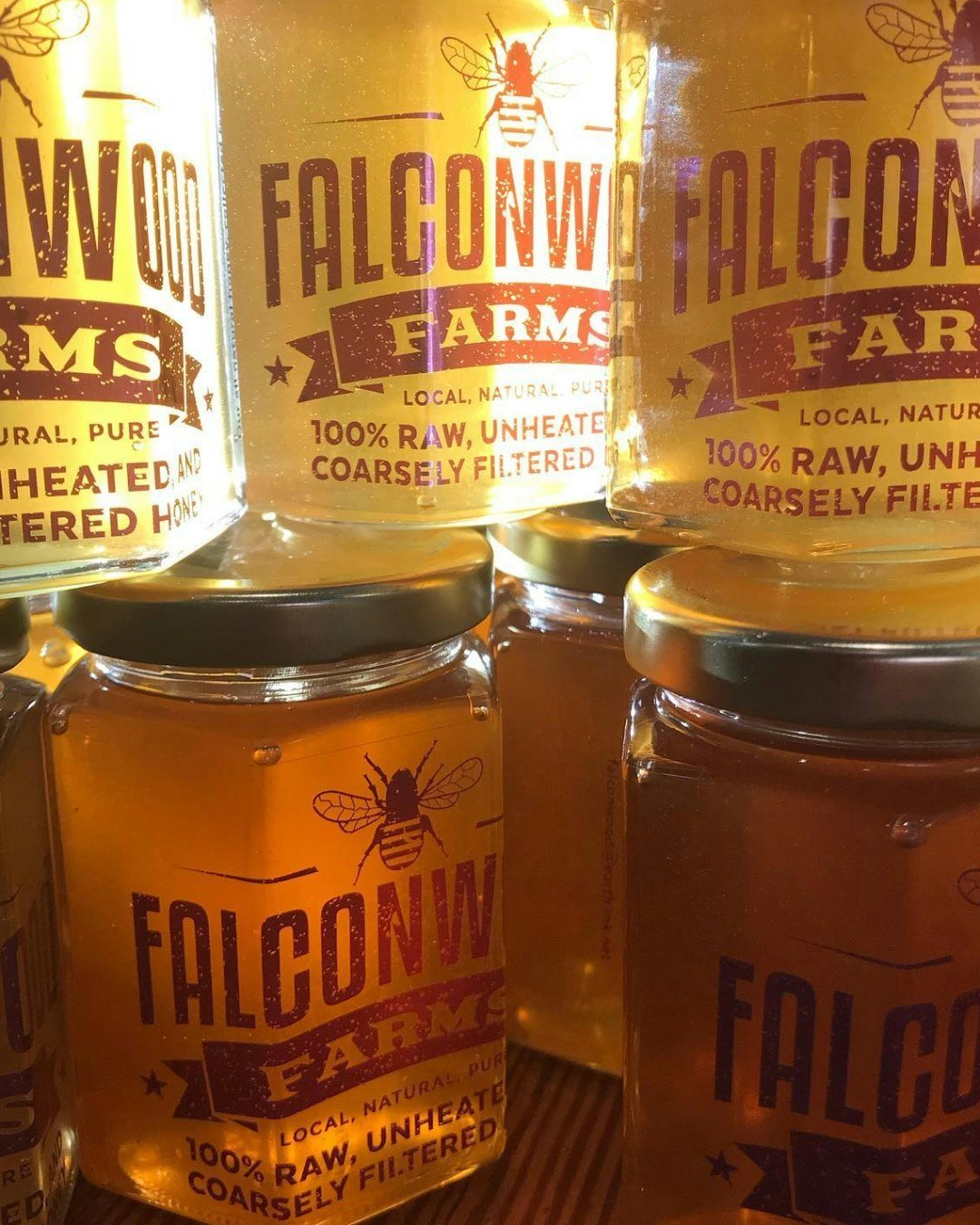We are buzzing with excitement for the first market of the year &amp; getting our hands on raw honey from @falconwoodfarm 🐝 
Their apiary a 100% women-owned and focus is on sharing their honey as well as rescuing &amp; selling bees 

Make sure to st