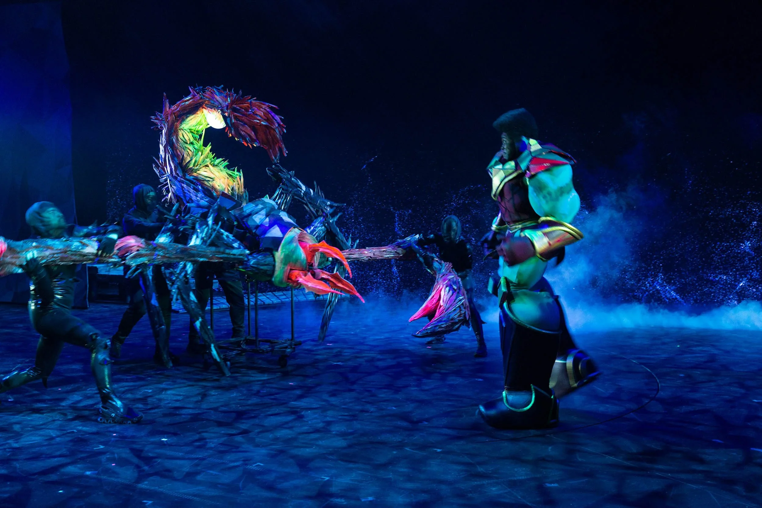 "Other World"; Puppet Design: AchesonWalsh Studios. Puppet Choreographer: Stefano Brancato