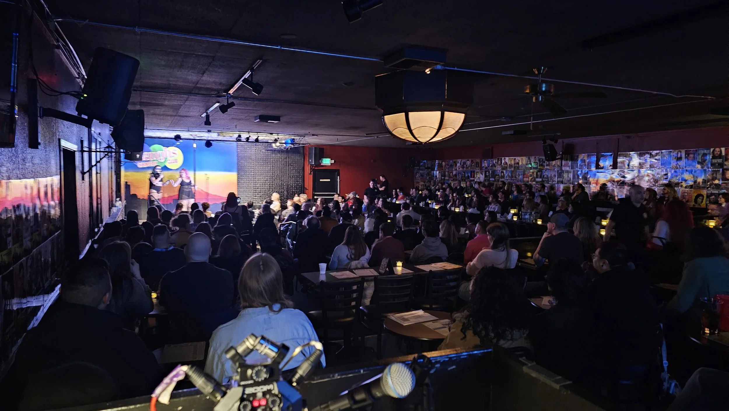 Lighting/Audio and Tech for local comedy + Burlesque show Hottie and Bodies - 