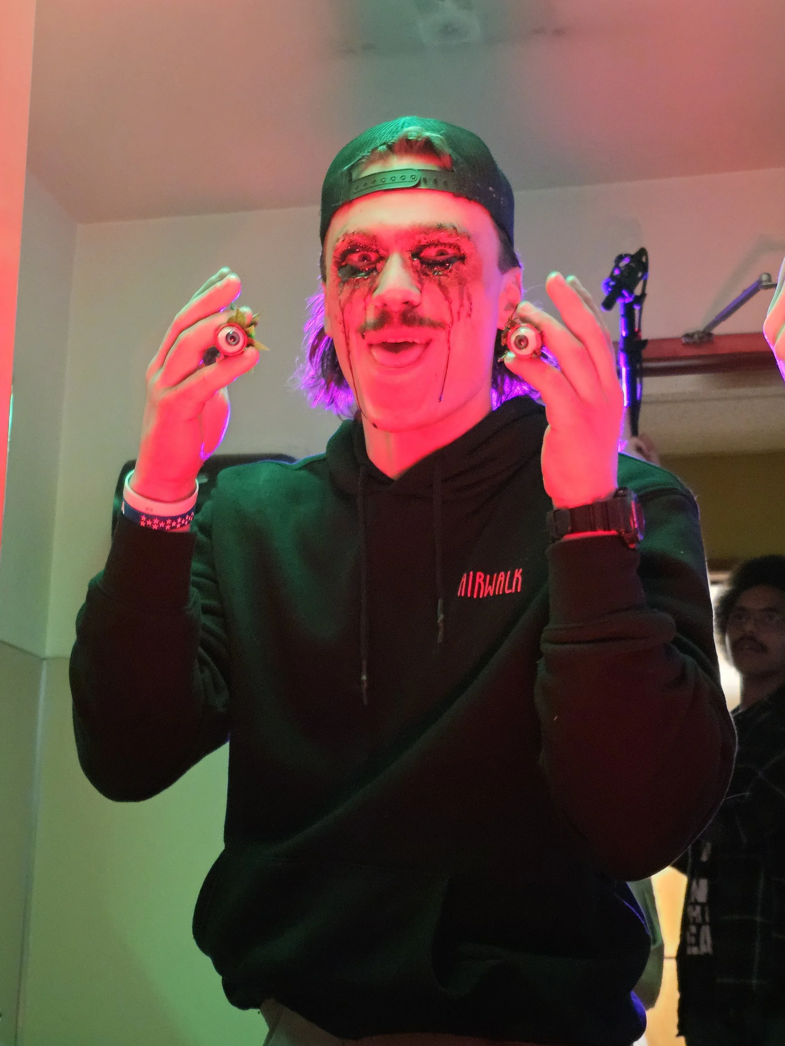 Horror film make up and  props