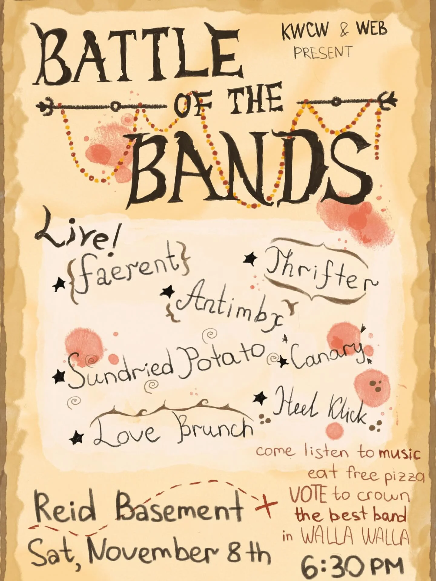 Pull up to the Battle of the Bands this Saturday!!🏴&zwj;☠️⚔️