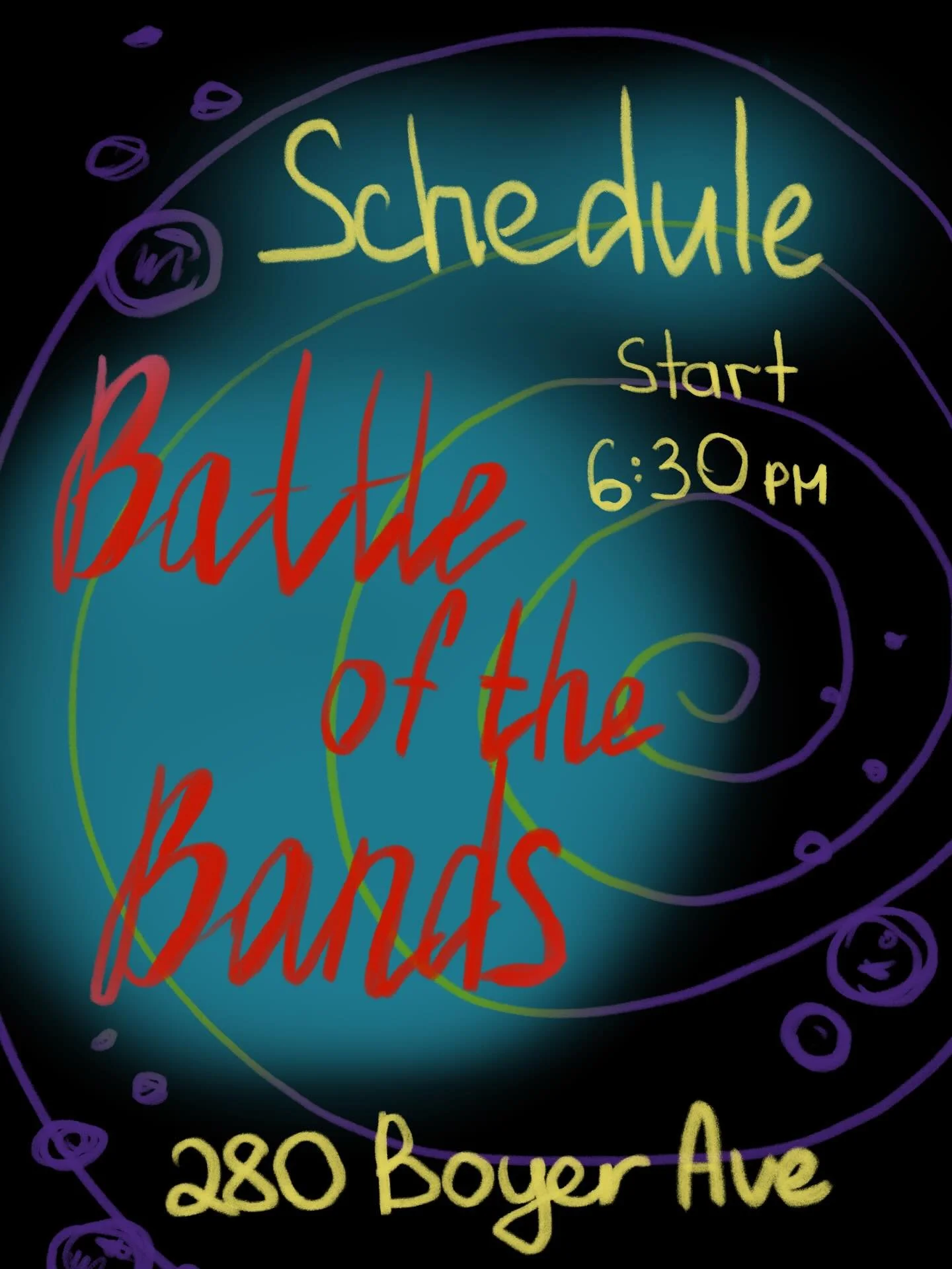 Tomorrow !! November 8️⃣!! Start 6️⃣:3️⃣0️⃣ pm!! Come support ur favorite band