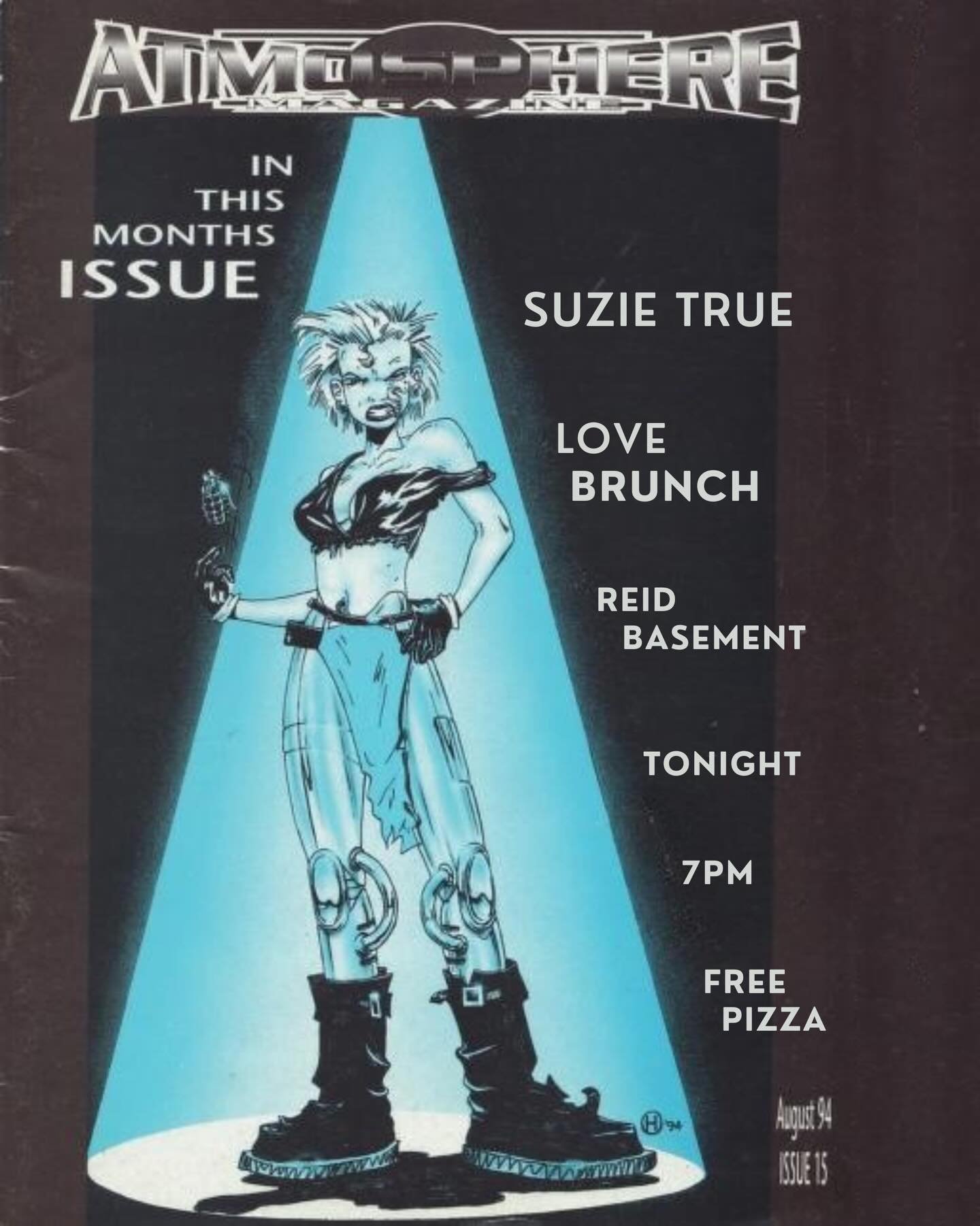 Suzie True is driving over from Seattle AS WE SPEAK!!! Reid Basement tonight at 7, BIG helping of LA punk inspired indie rock with a side of Walla Walla indie punk!!

Unfortunately, Cassie Ramone is unable to perform for personal reasons :(

280 Boye