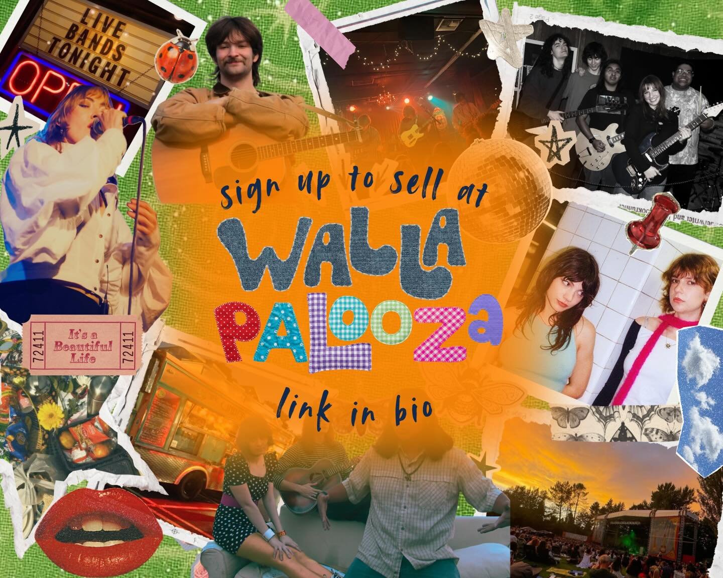 Calling all vendors! Sign up to sell at Wallapalooza, link in bio!