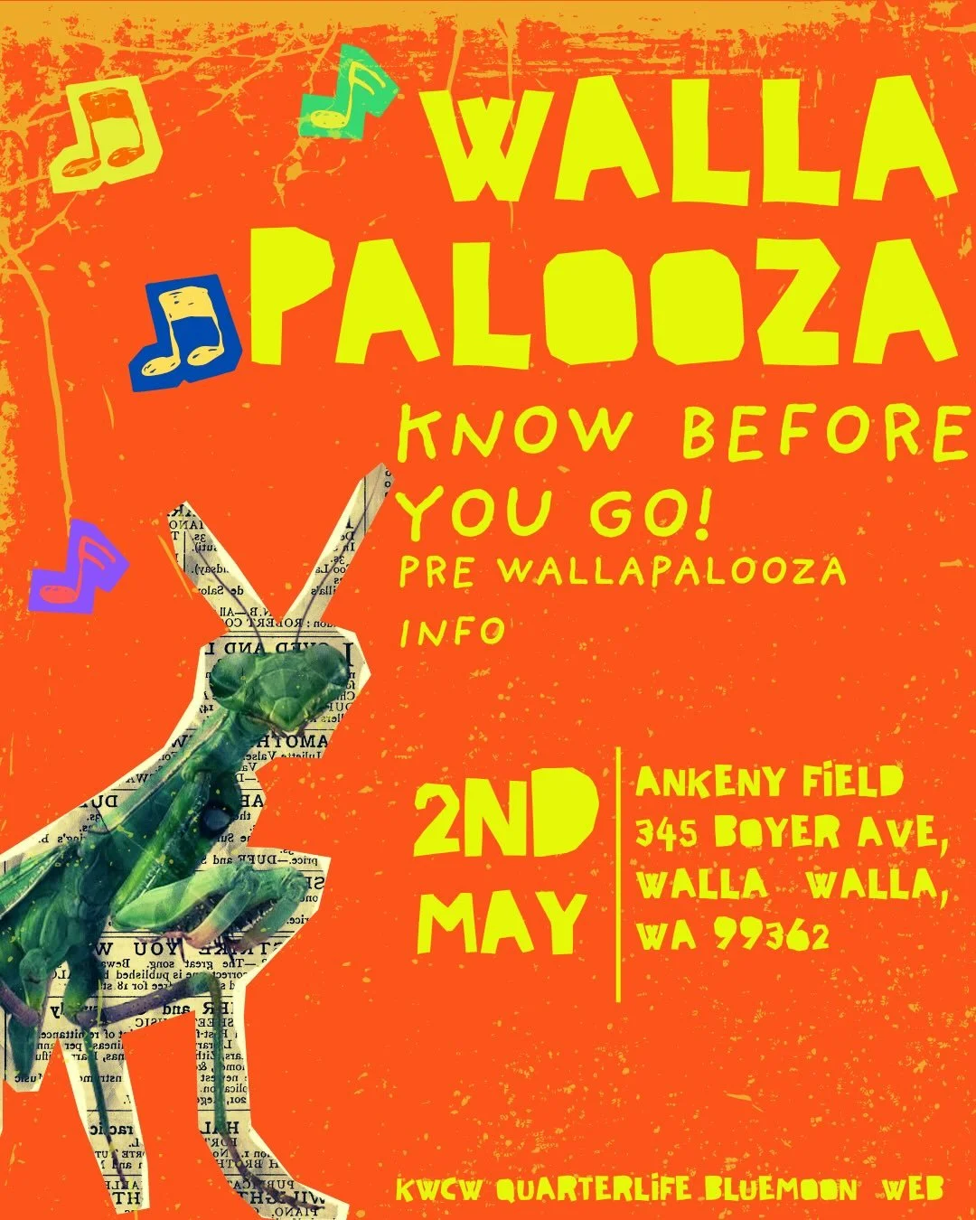 WALLAPALOOZA IS TOMORROW!! Here&rsquo;s some last minute info you should know before tomorrow 😎