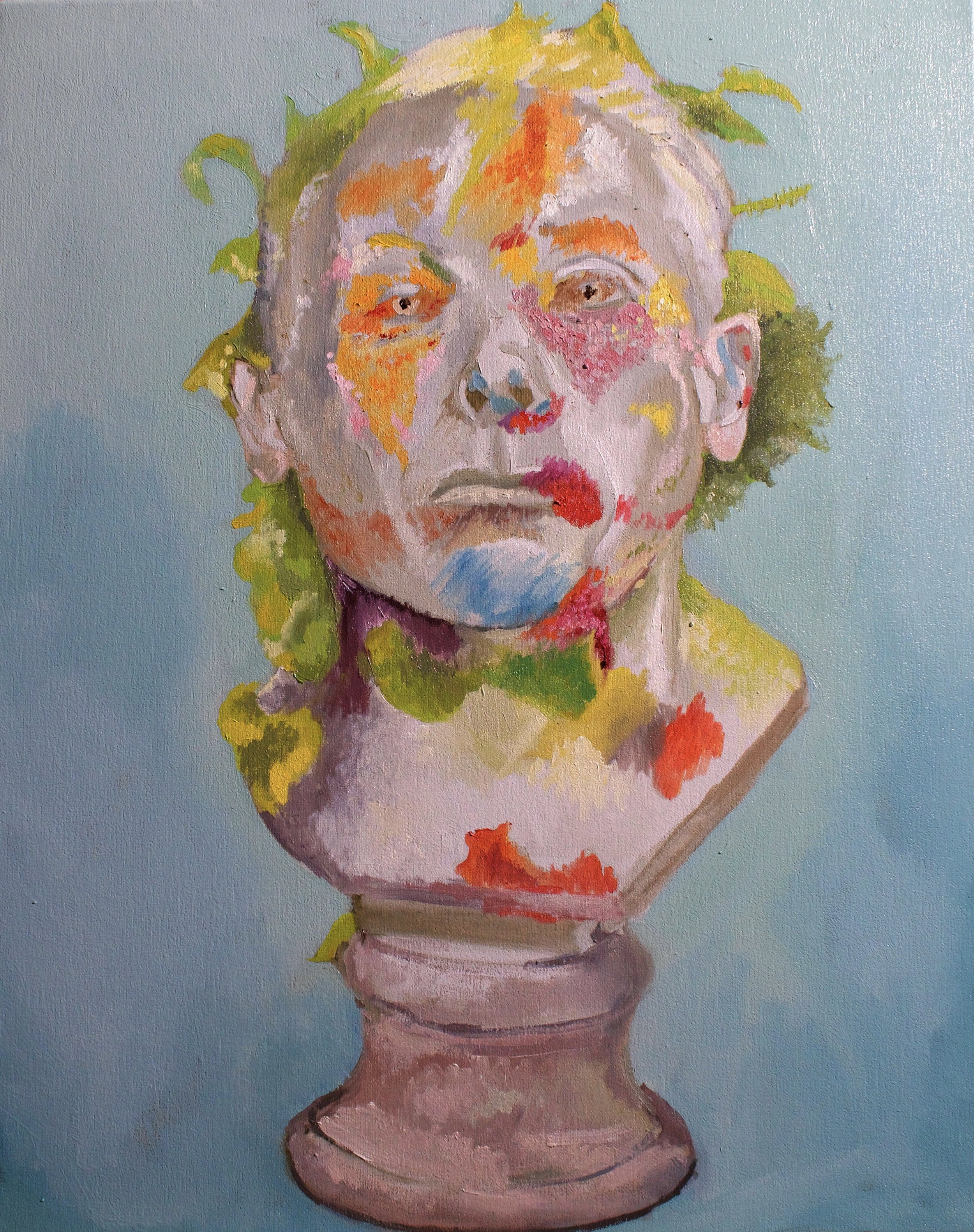 The Sixth Promethean. Oil on linen. 40 x 50cm. 2022.