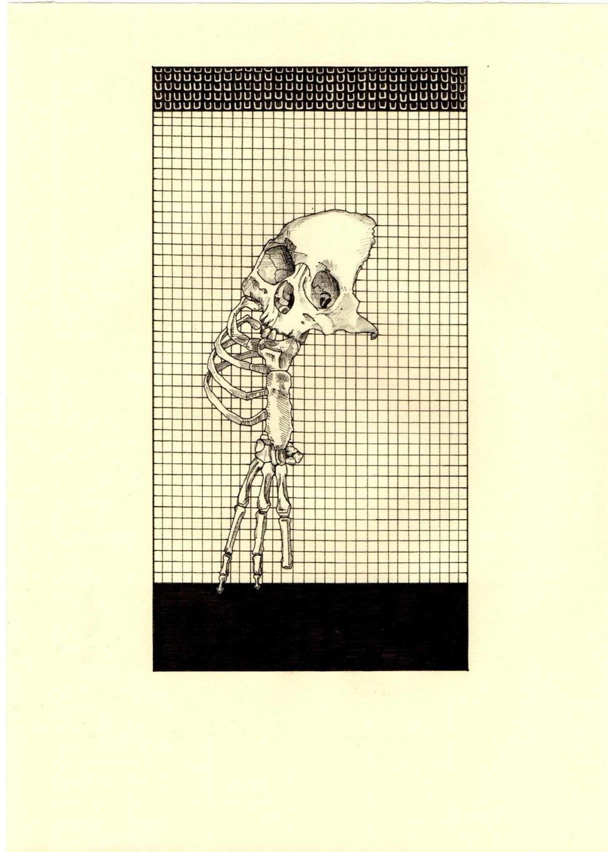 Untitled. Ink on laid paper. 21 x 29cm. 2017.