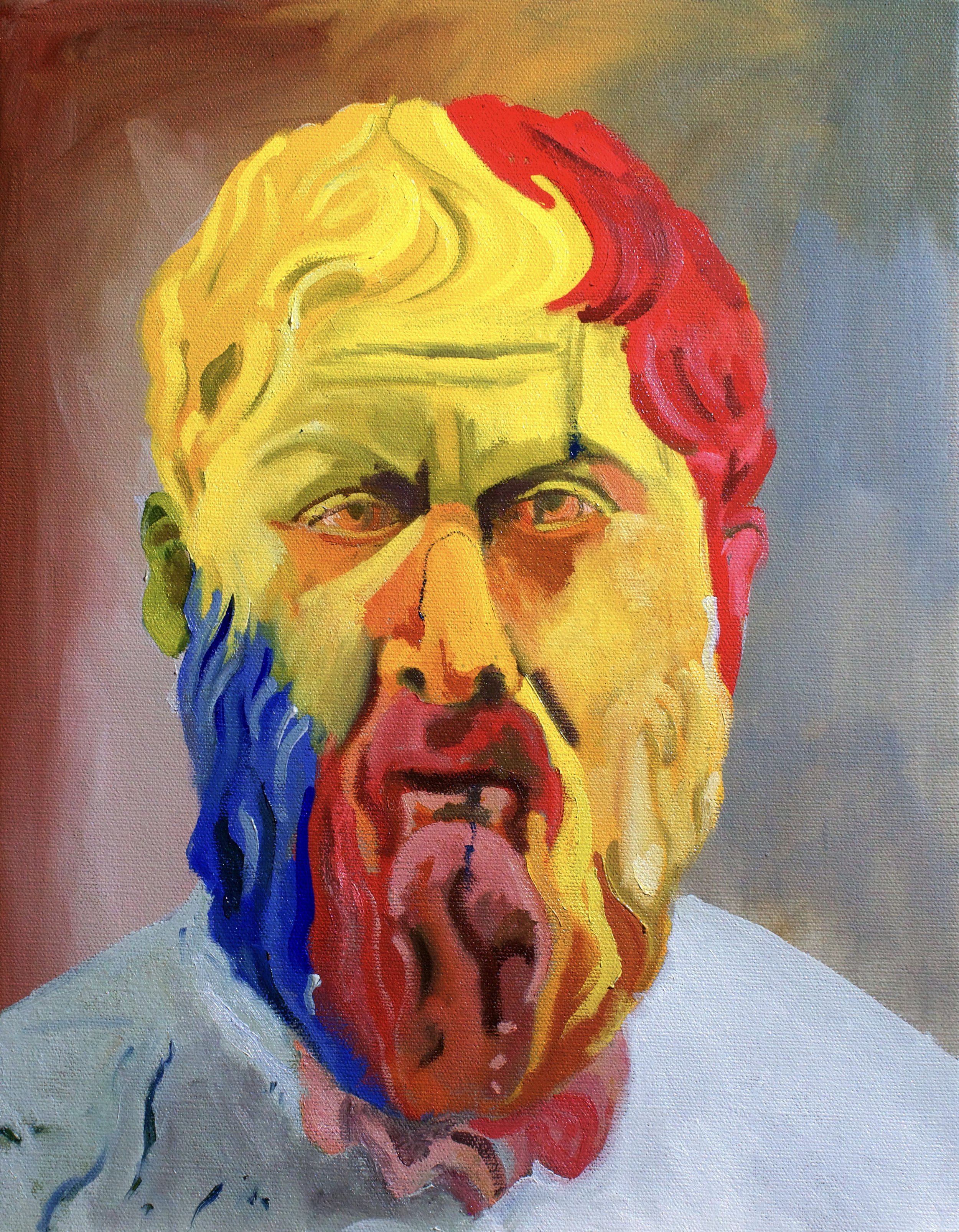 PlayDoh. Oil on linen. 35 x 45cm. 2023