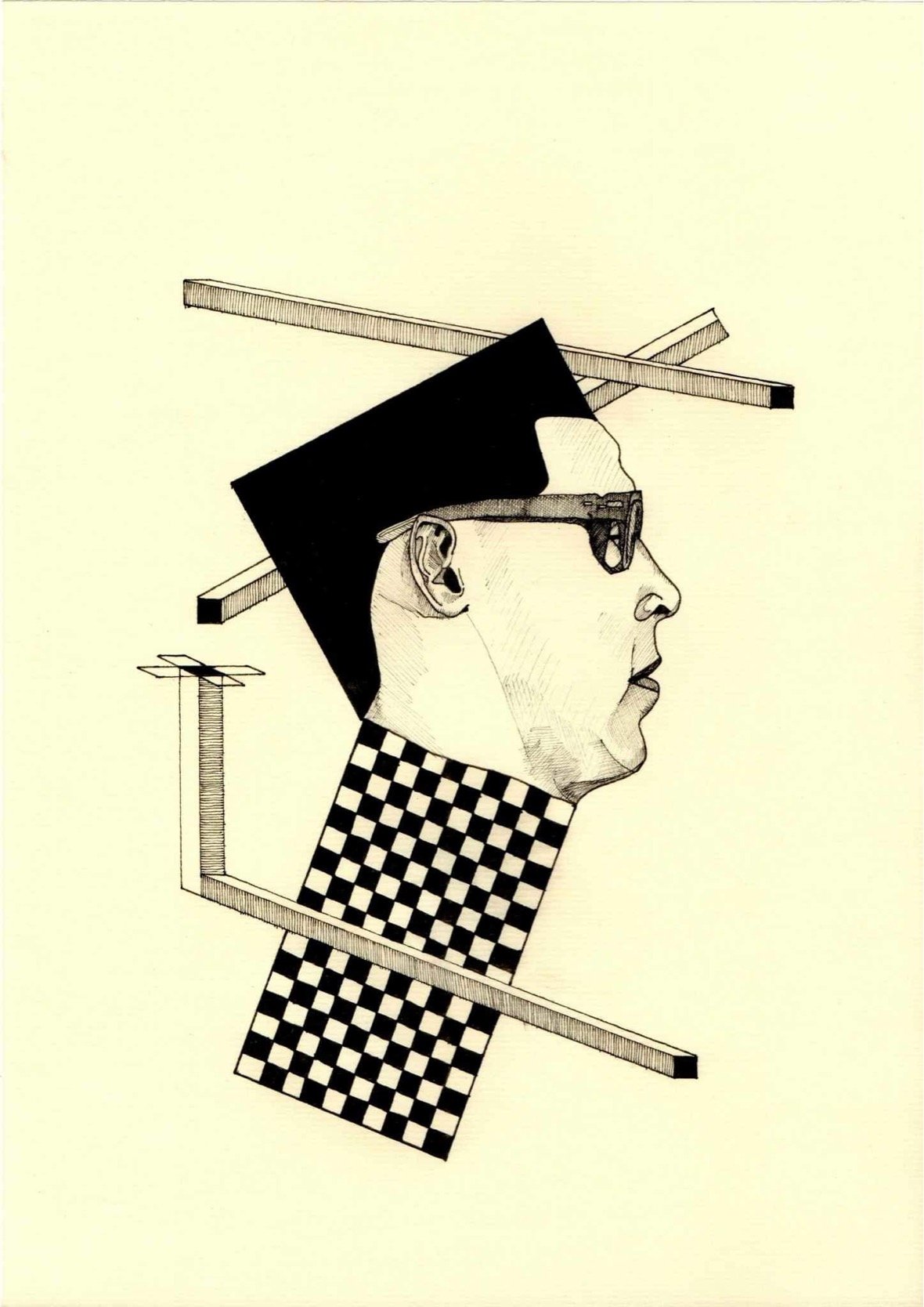 Untitled. Ink on laid paper. 21 x 29cm. 2017