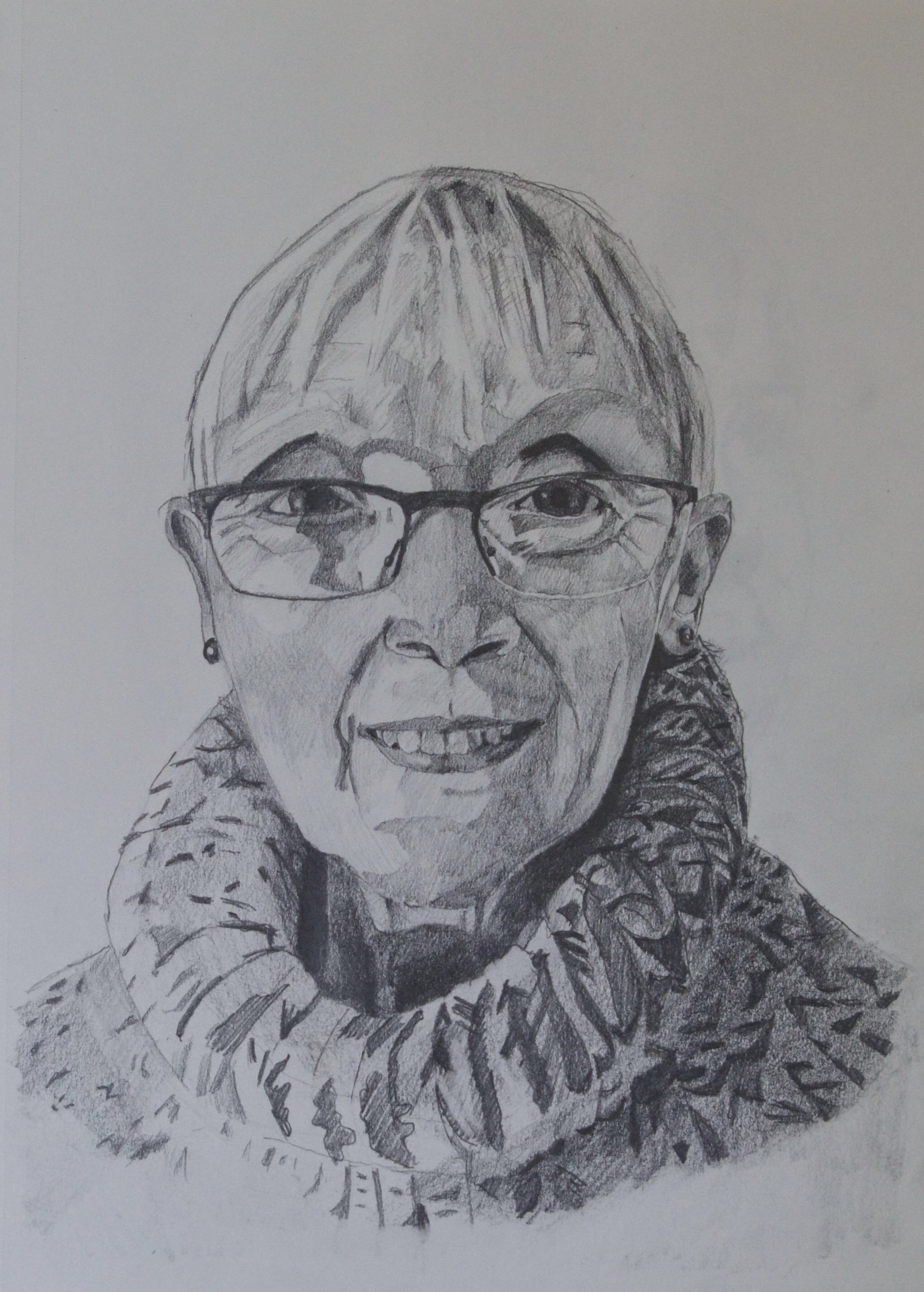 Christine. Pencil on paper. 21 x 29cm. 2021.