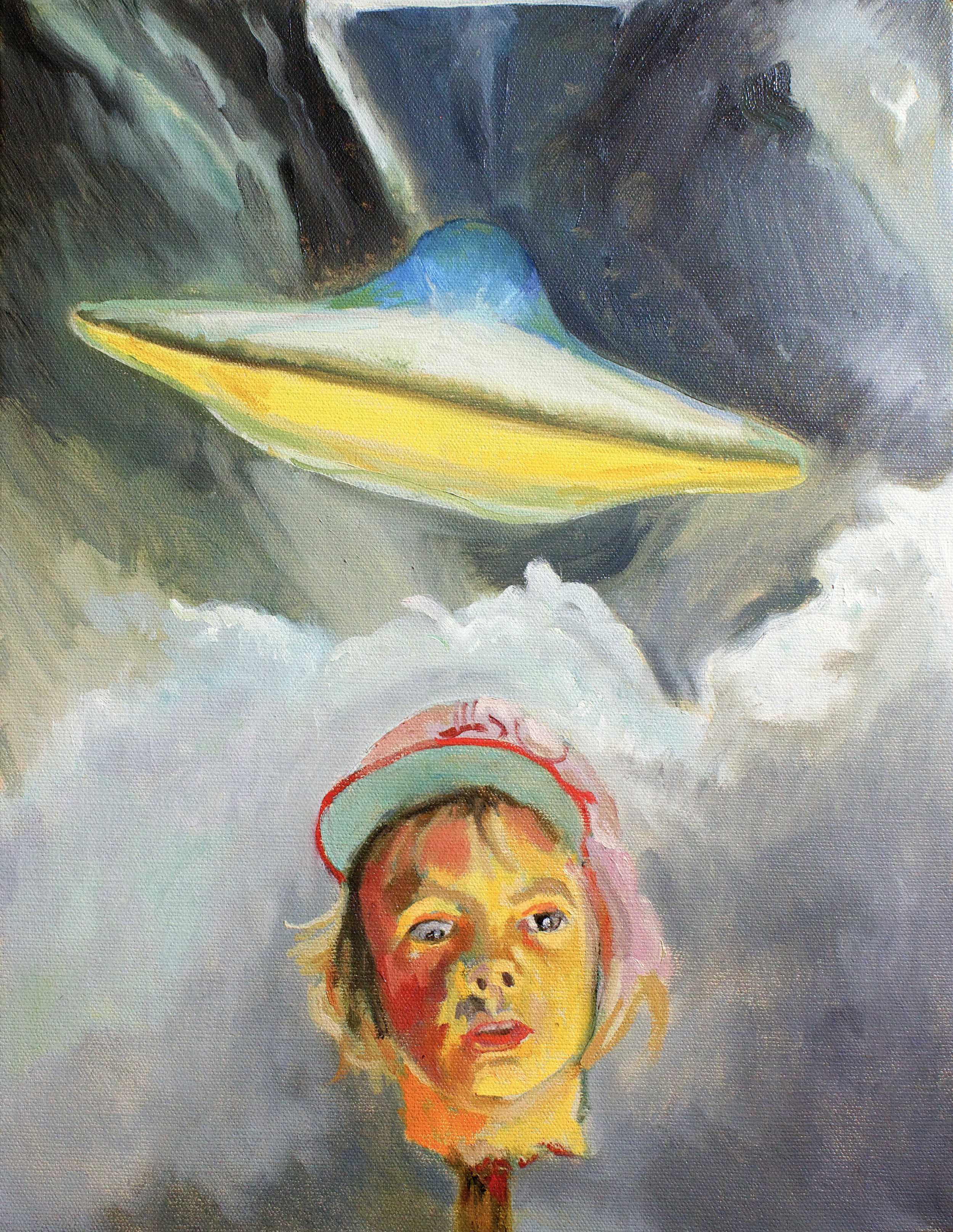I'm E.t Mutherfucker. Oil on linen. 35 x 45cm. 2023