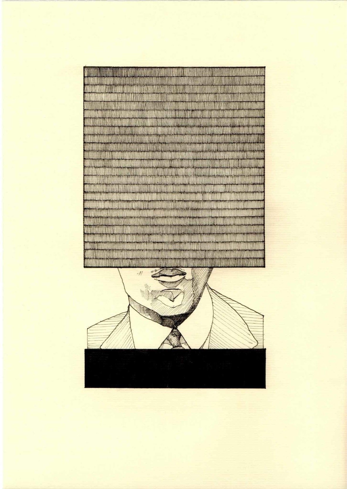Untitled. Ink on laid paper. 21 x 29cm. 2017.