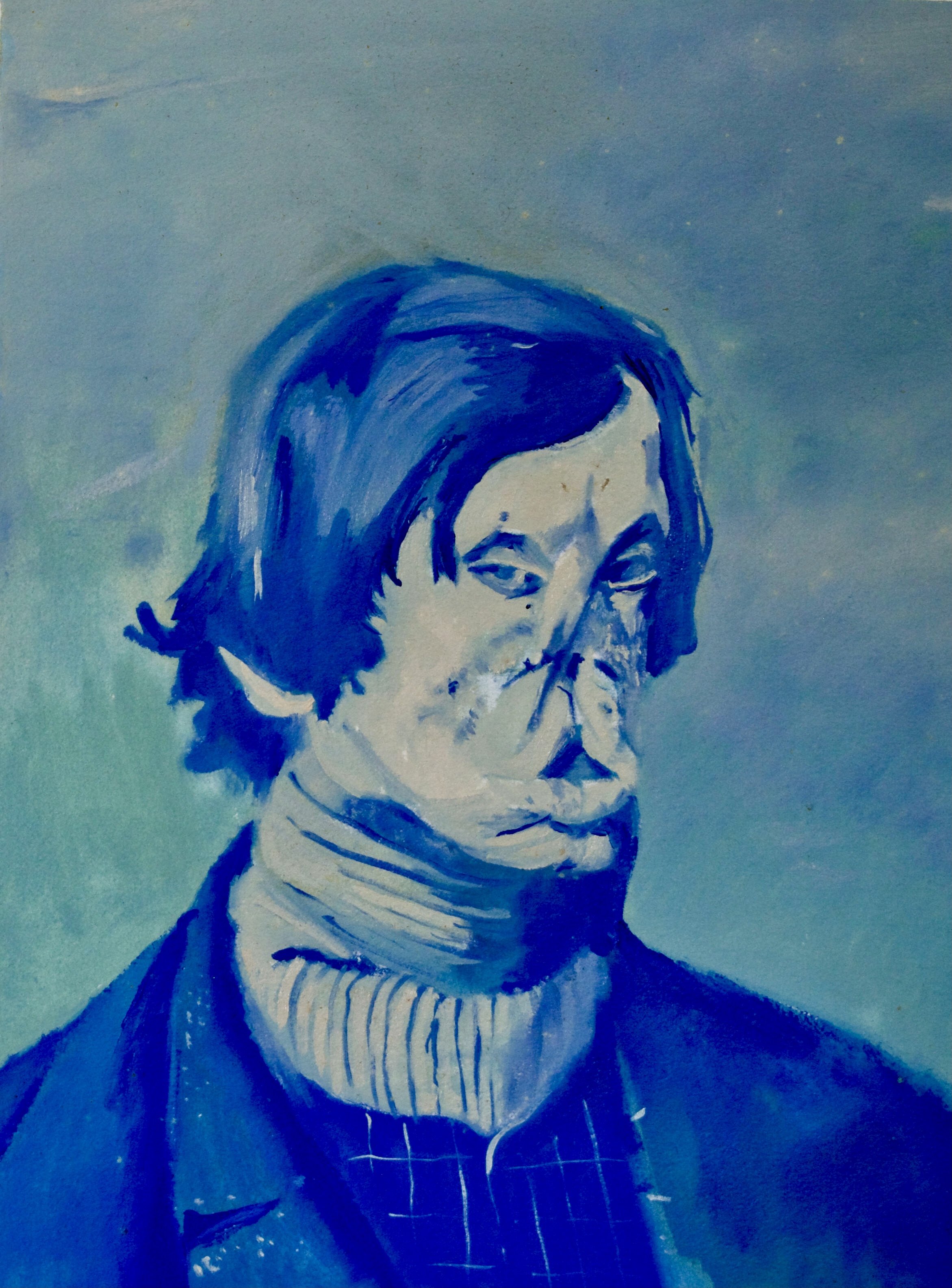 Syphilis Patient 1. Oil on paper. 31 x 41cm. 2021