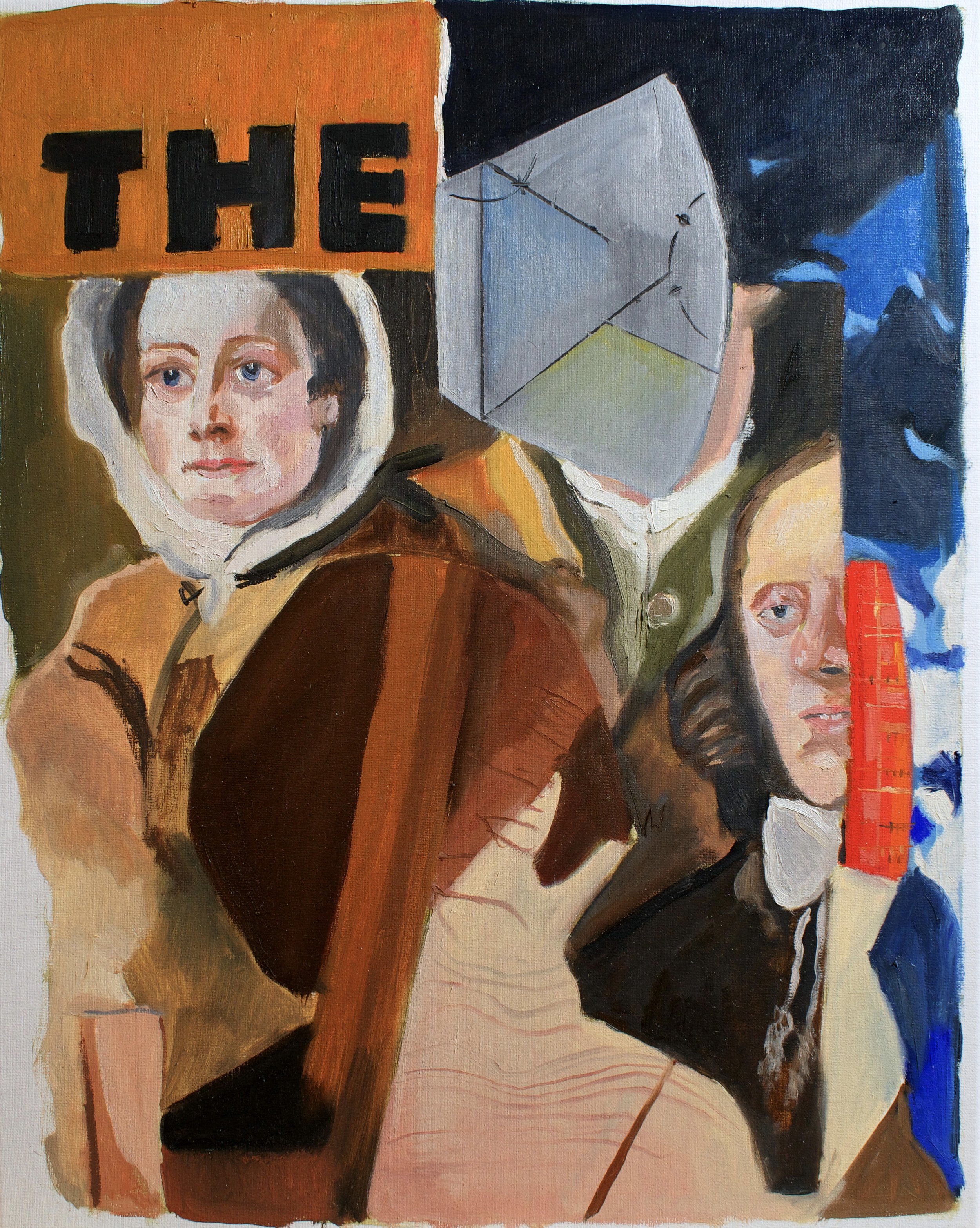 Hogarth's Article. Oil on linen. 40.6 x 50.8cm. 2022