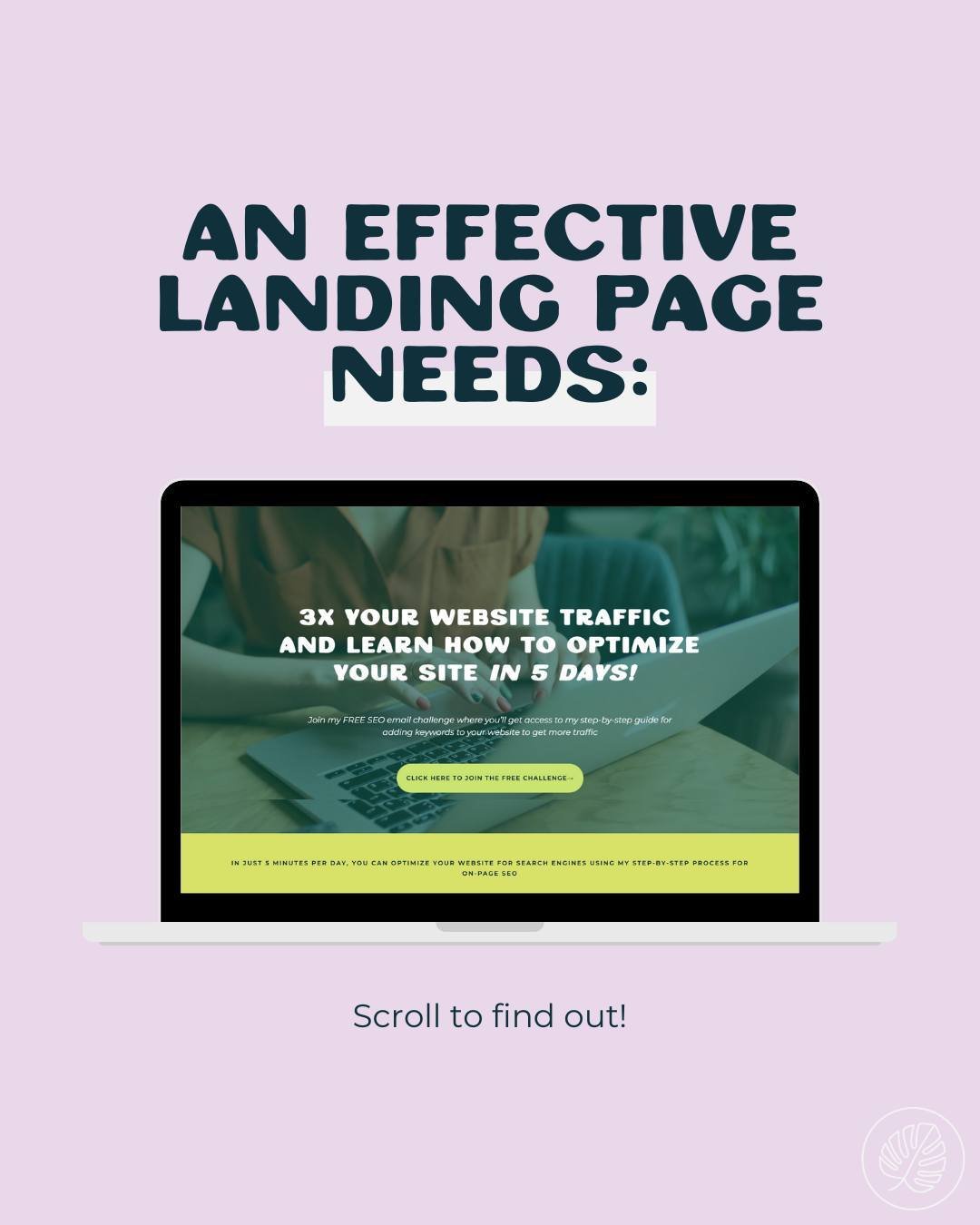 Do you need to create a landing page for your next freebie or offer?⁣
⁣
Scroll through for what your landing page should include in order to be effective and convert.⁣
⁣
If you want to learn more about:⁣
✨ The benefits of hosting a landing page on yo