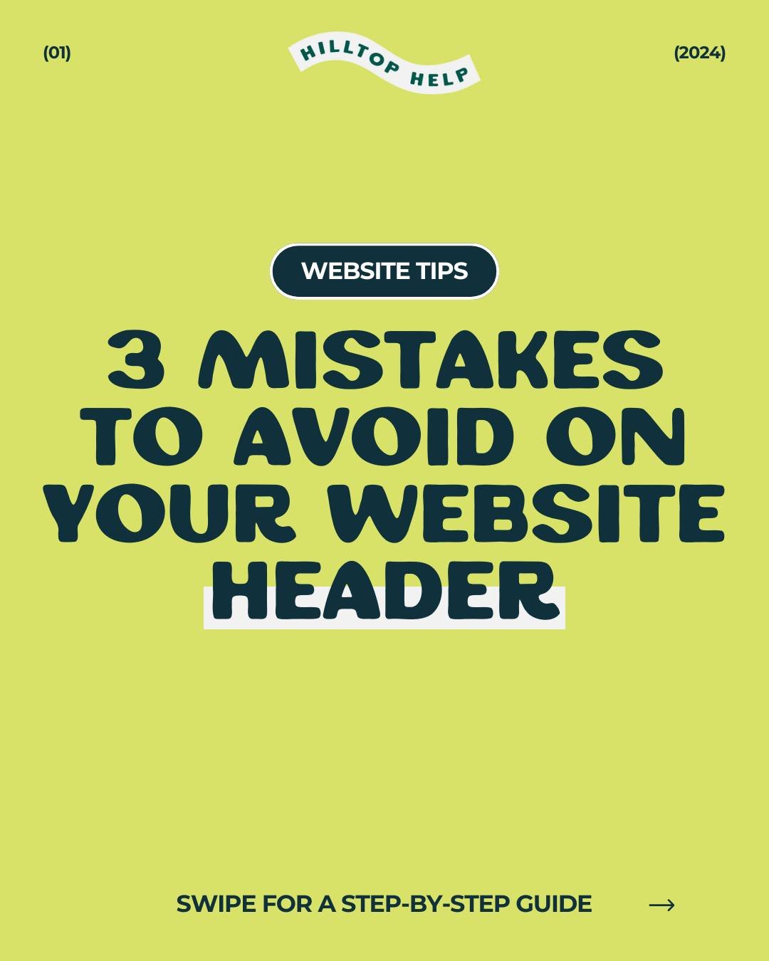 If you want to start converting website visitors into paying customers, you&rsquo;ve got to have a super straightforward header. ⁣⁣
⁣⁣
You&rsquo;ve spent so much time and effort to get people to your website. The last thing you want to do is overwhel