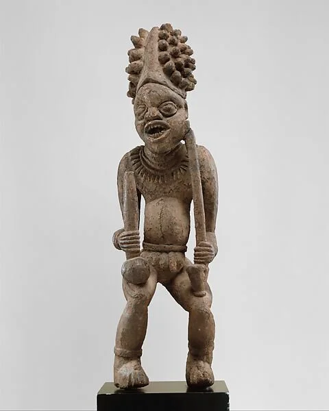  Commemorative Figure (Lefem) 
 Bangwa 
 19th - early 20th century 
 Wood, organic matter, fiber 
 The Metropolitan Museum of Art. 
 (Photo: The Metropolitan Museum of Art, New York, NY) 