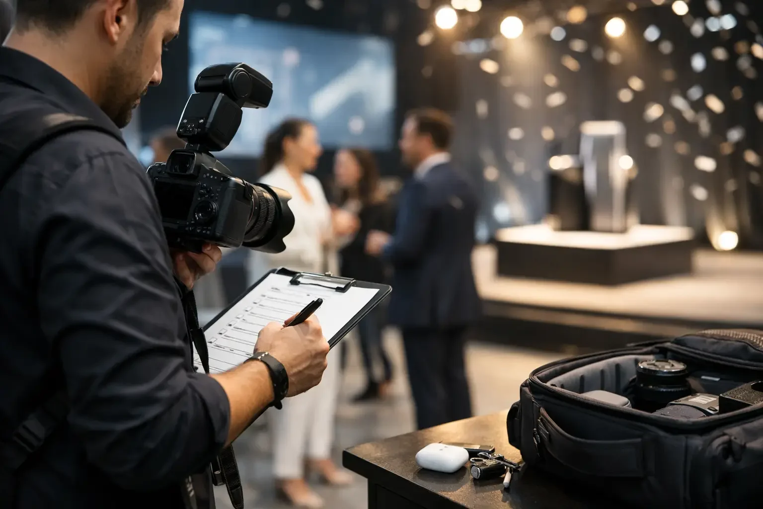 Launch Event Photographer Checklist