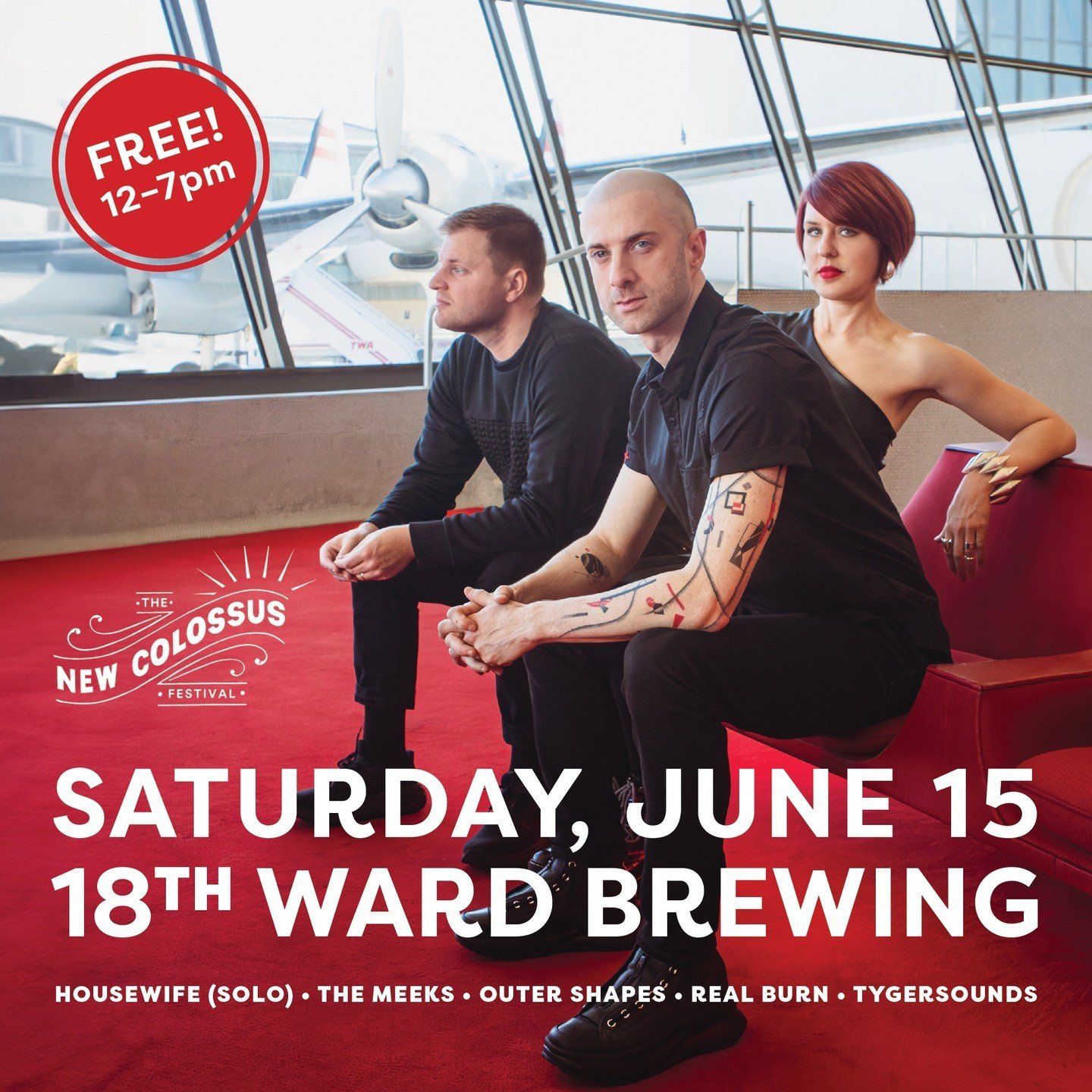 FREE SHOW! Saturday 6/15 @newcolossusfestival Summer Saturdays at 18th Ward Brewing. ⁠
⁠
#summersaturdays #newcolossus #retrowave #synthwave #synthpop #newwave #80s #80sfashion #80sart #80saesthetic #80snostalgia #nostalgia #producersofinstagram #198