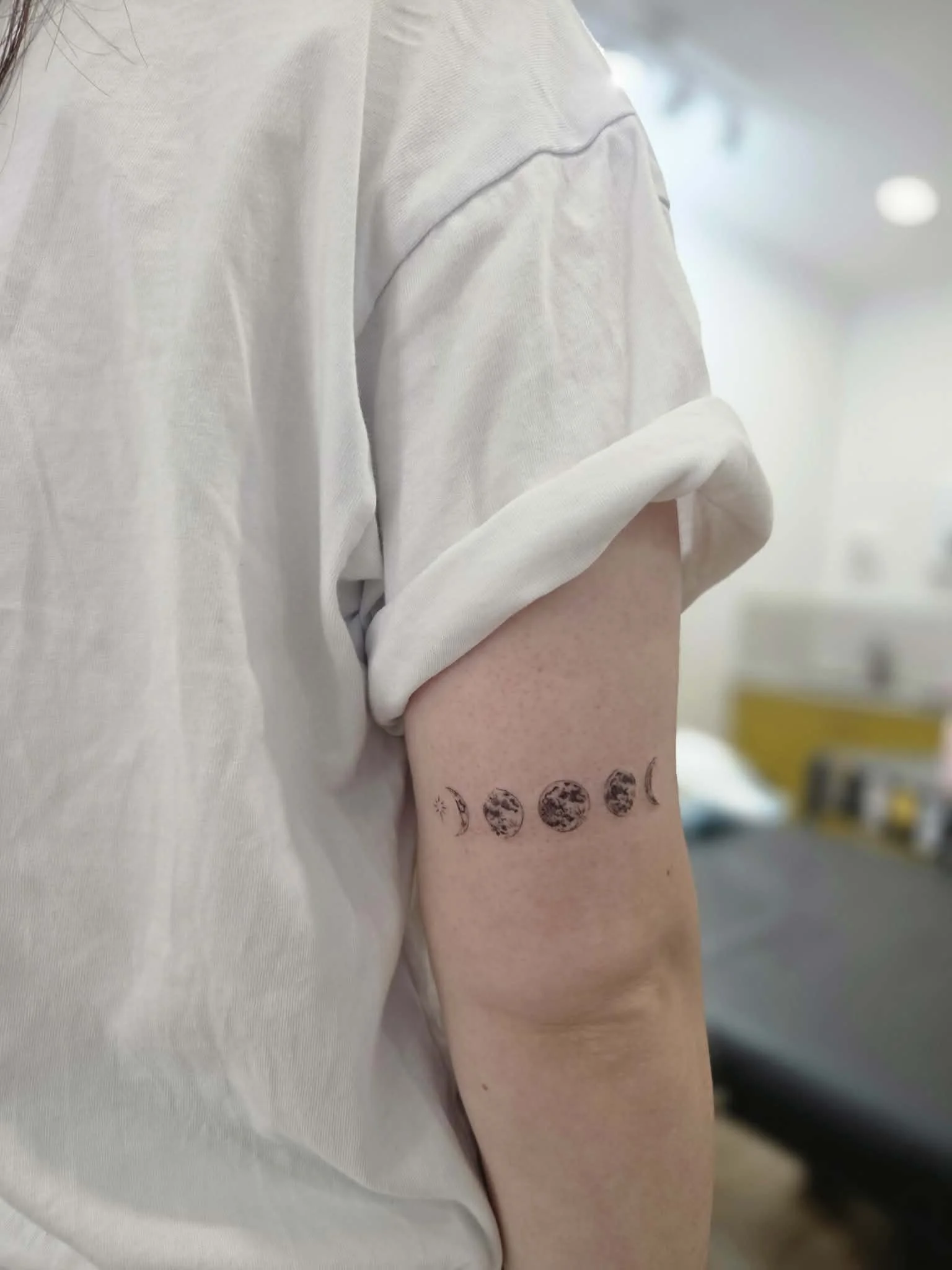 Delicate fine line tattoo clean simple minimalist tattoo moonee ponds heart and home tattoo studio Renee baker 