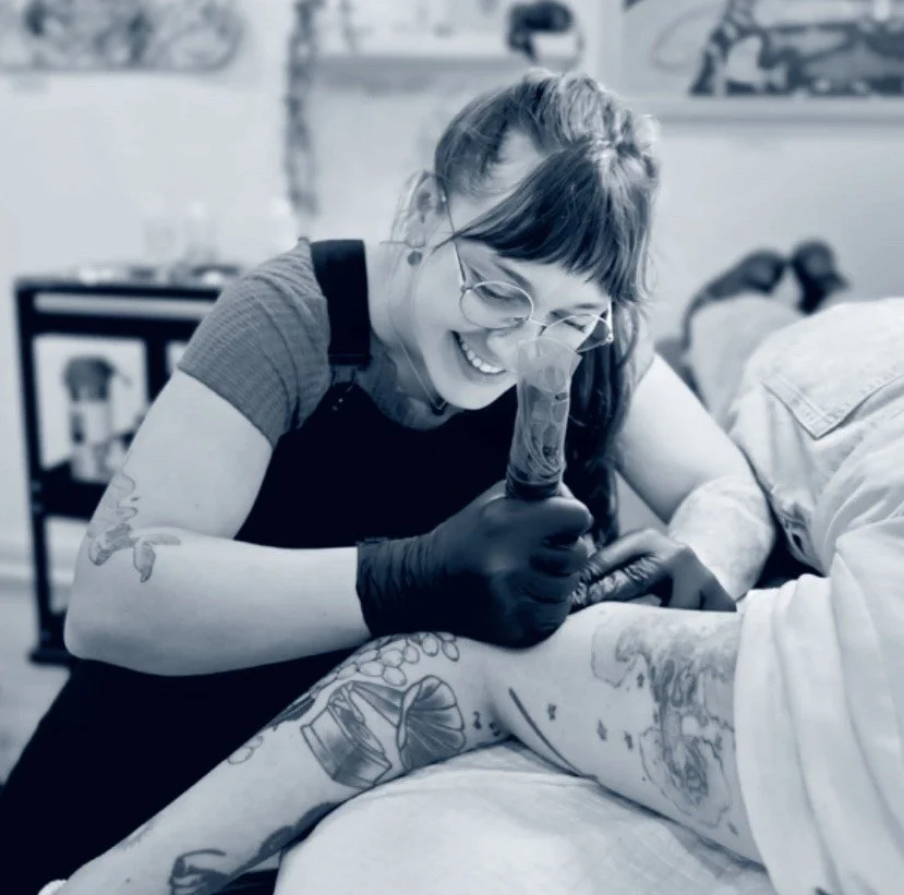 Heart and Home Tattoo in Moonee Ponds, Melbourne – skilled fine line and realism tattoo artists creating custom tattoos in a clean, welcoming studio. Female tattooist. 