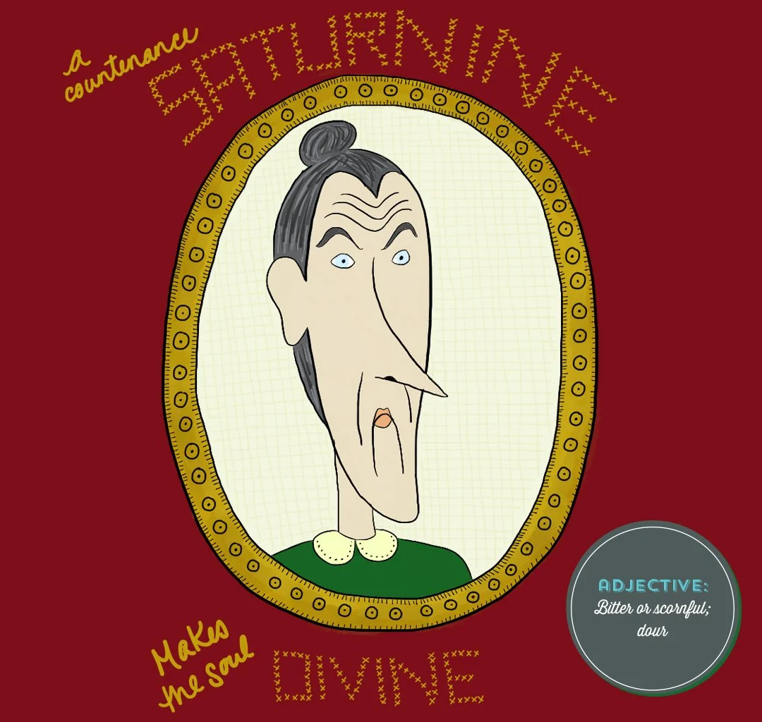 Visual Vocabulary: Saturnine