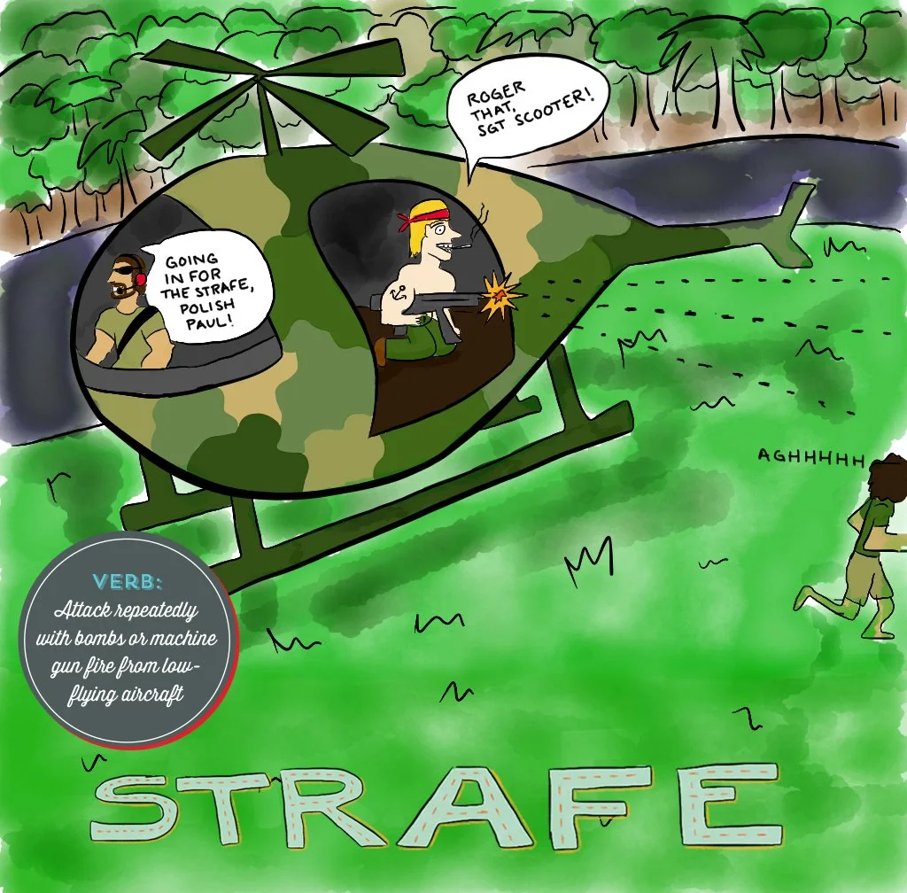 Visual Vocabulary: Strafe