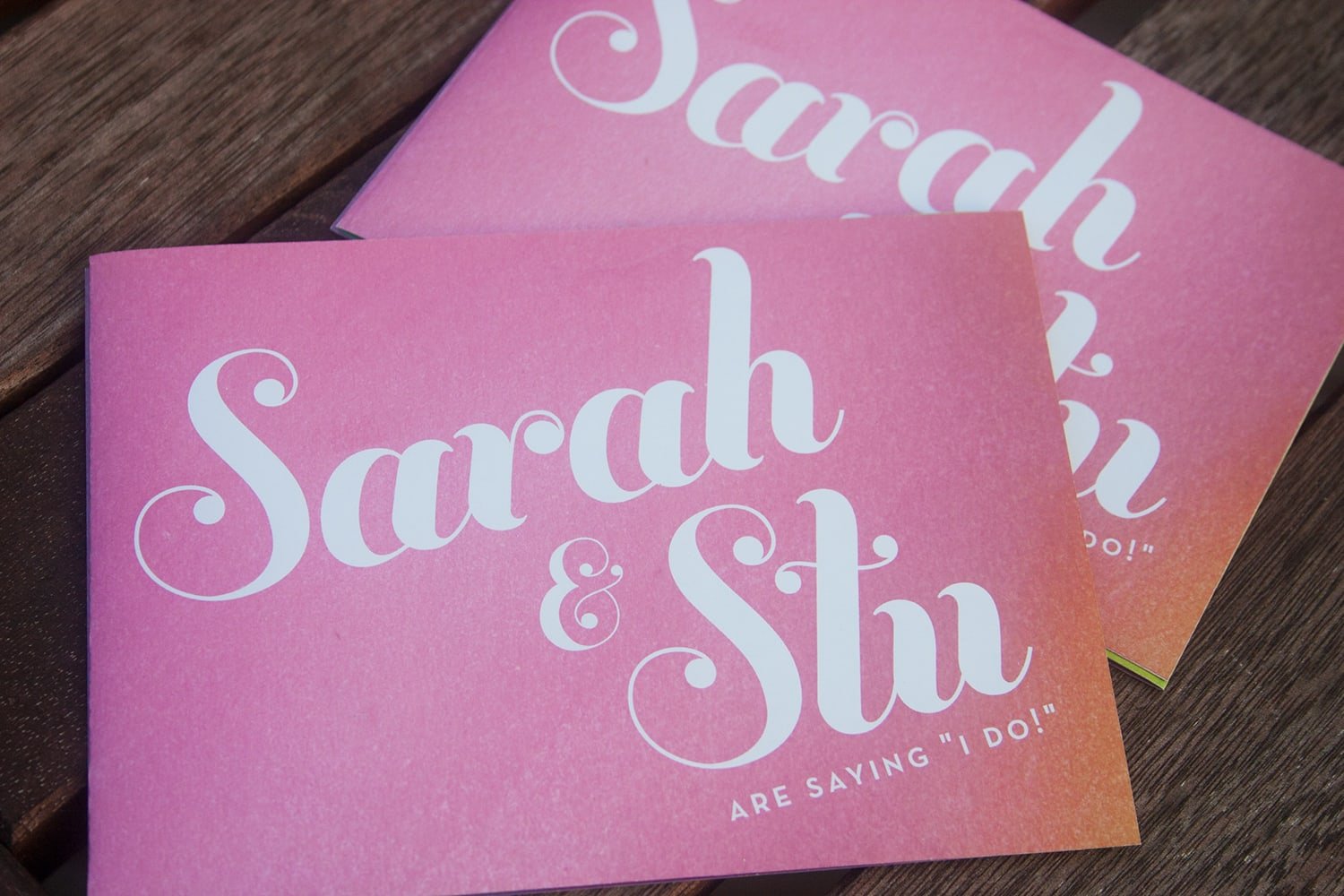 Process Post: Sarah &amp; Stu's Wedding Invitations