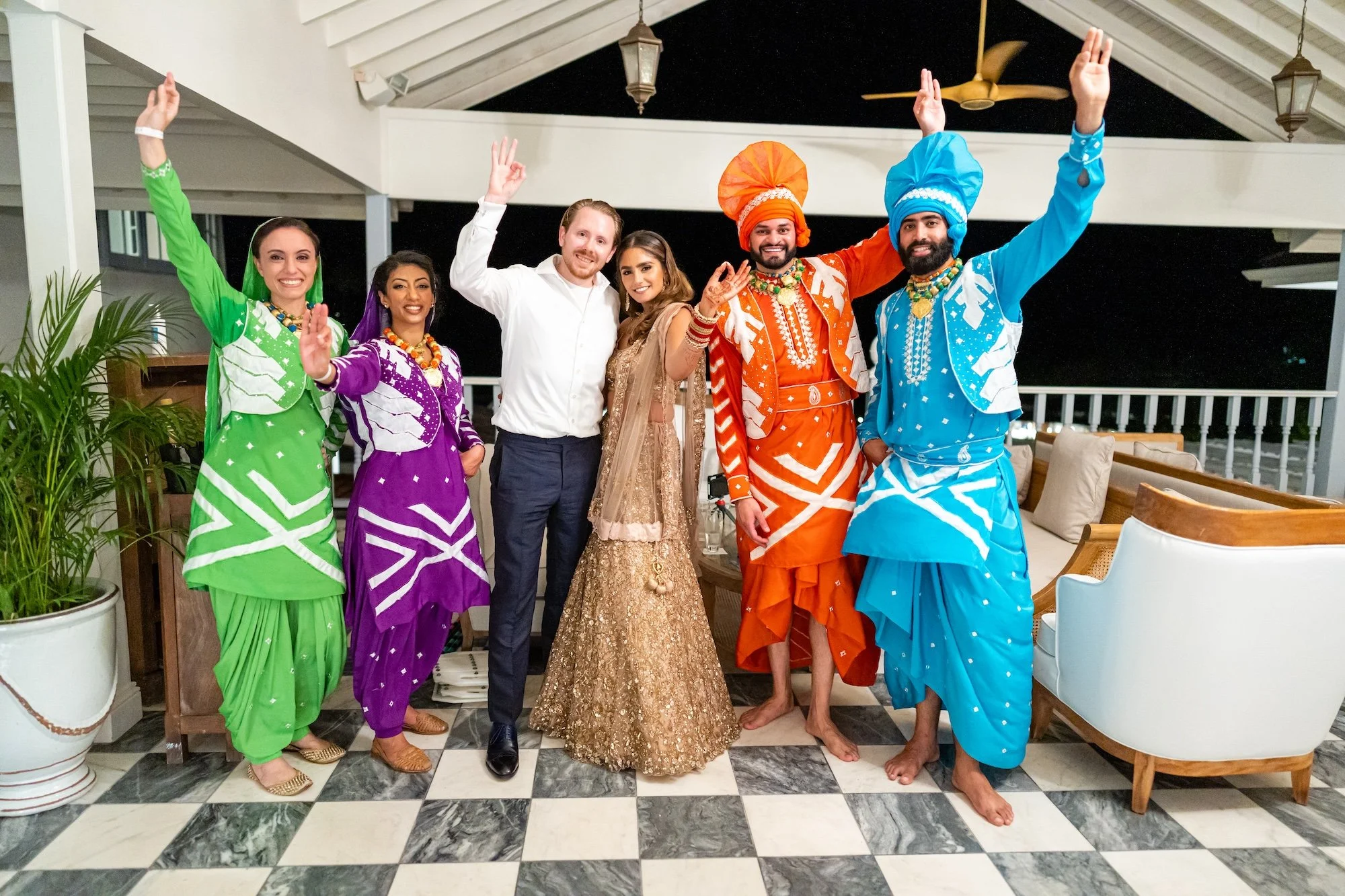 Guests joining Bhangra Empire dancers