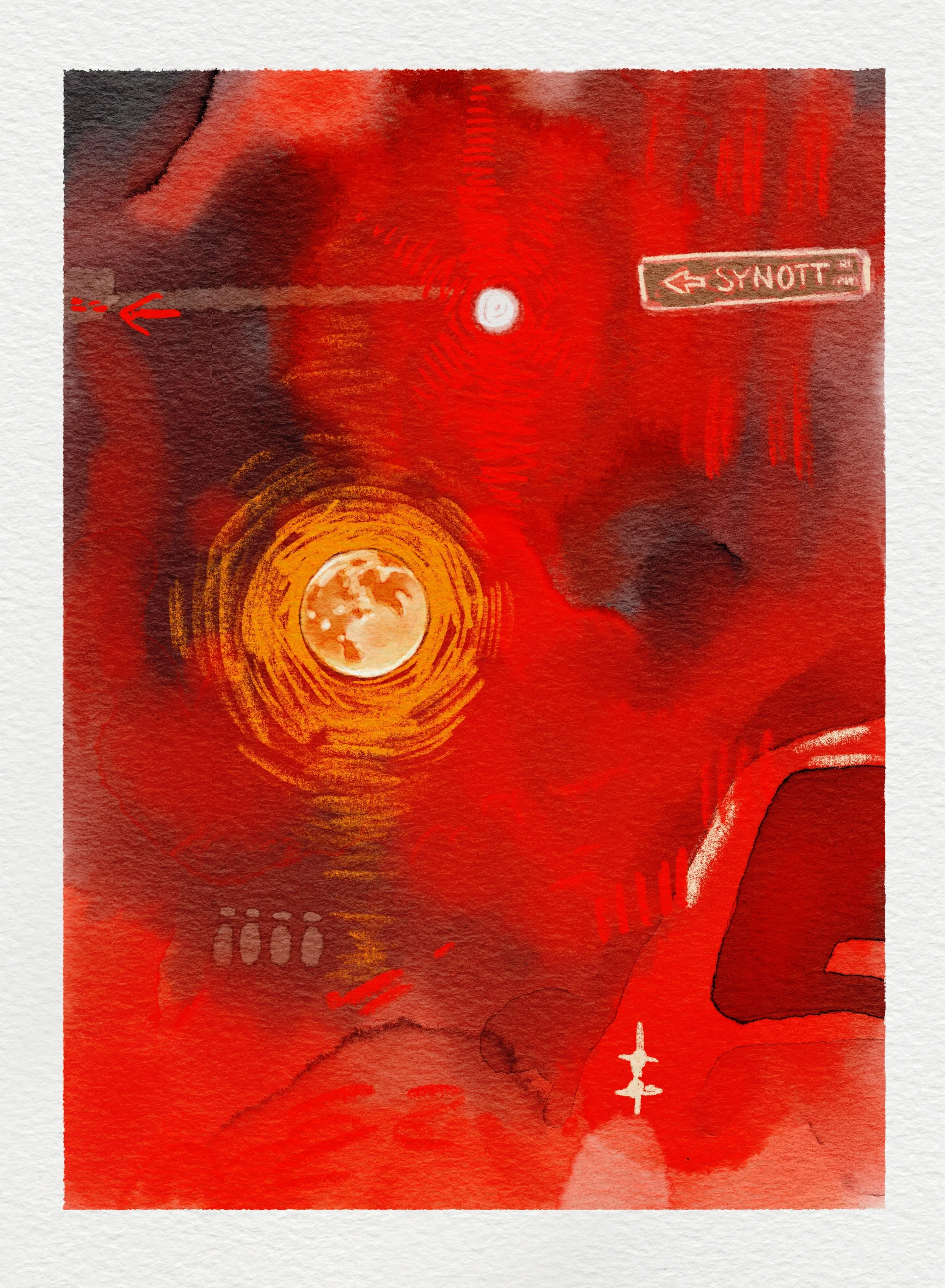  Synott Harvest Moon  (2025), Procreate digital painting