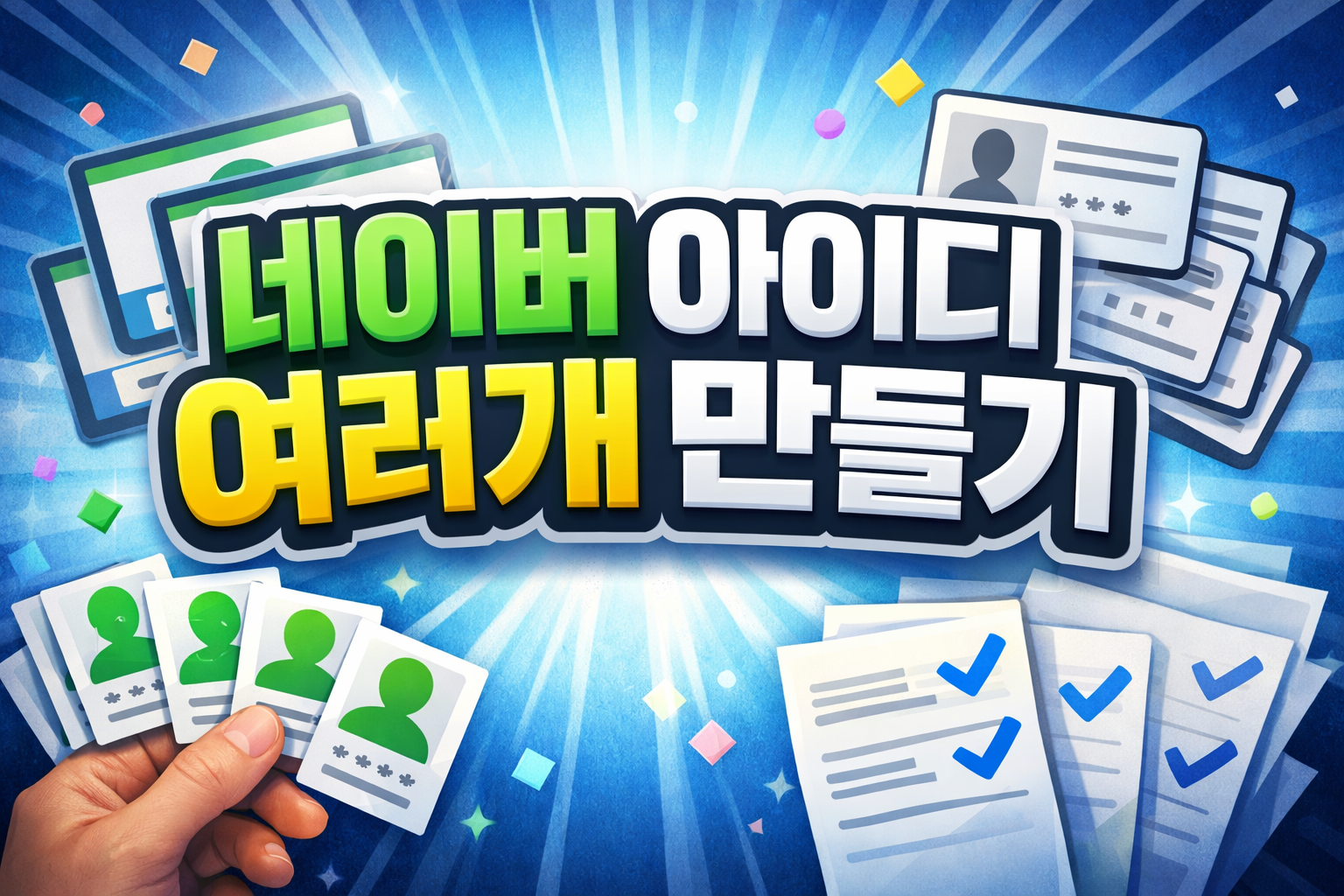 네이버 아이디 여러개 만들기 총정리