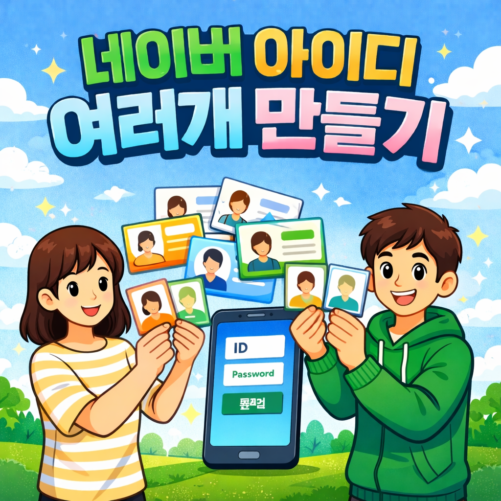 2026 네이버 아이디 여러개 만들기 방법 알아보자