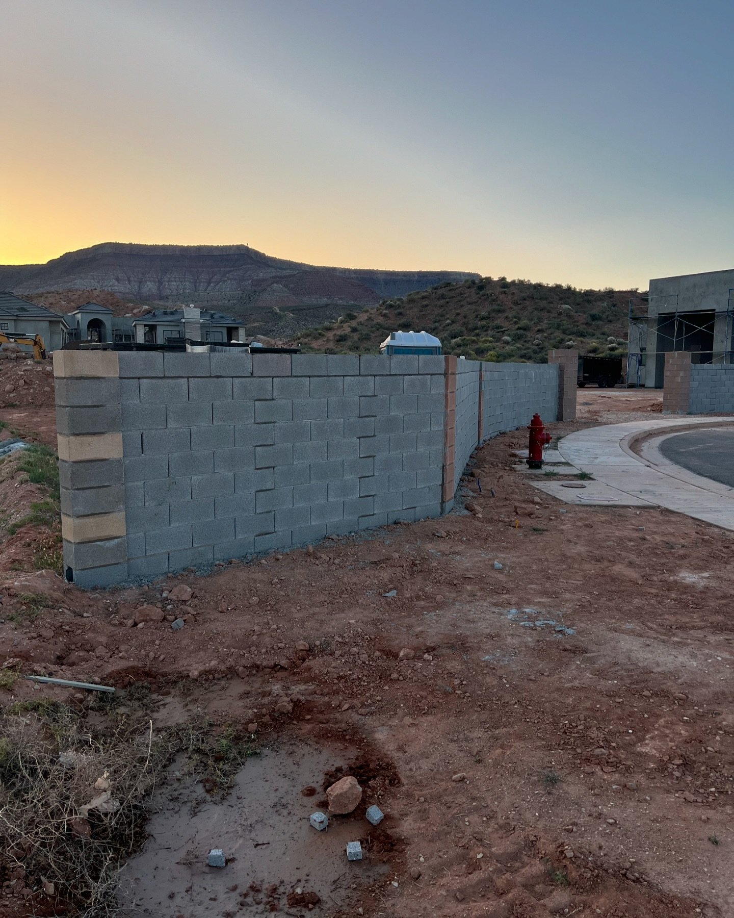 &ldquo;Another stunning project completed by Alpha Home Builders! ✨ This privacy wall features an 18 ft opening for a custom iron gate, with wide columns designed to withstand the gate&rsquo;s weight. 💪 Standing at 6 ft tall and stretching 200 ft lo