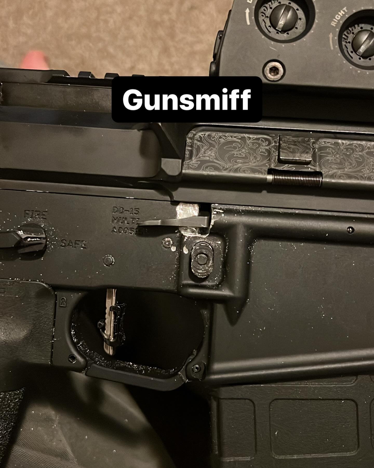 I could not help myself, want full ambi controls on a poverty mil-spec lower? Does the Quattro-15 bolt catch work on a mil-spec lower? The answer is yes, with a dremel.