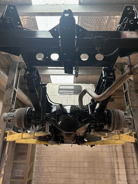 Vehicle underbody cleaned and protection applied