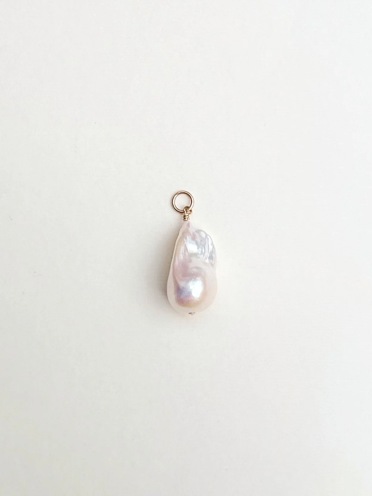 Large Baroque Pearl Charm