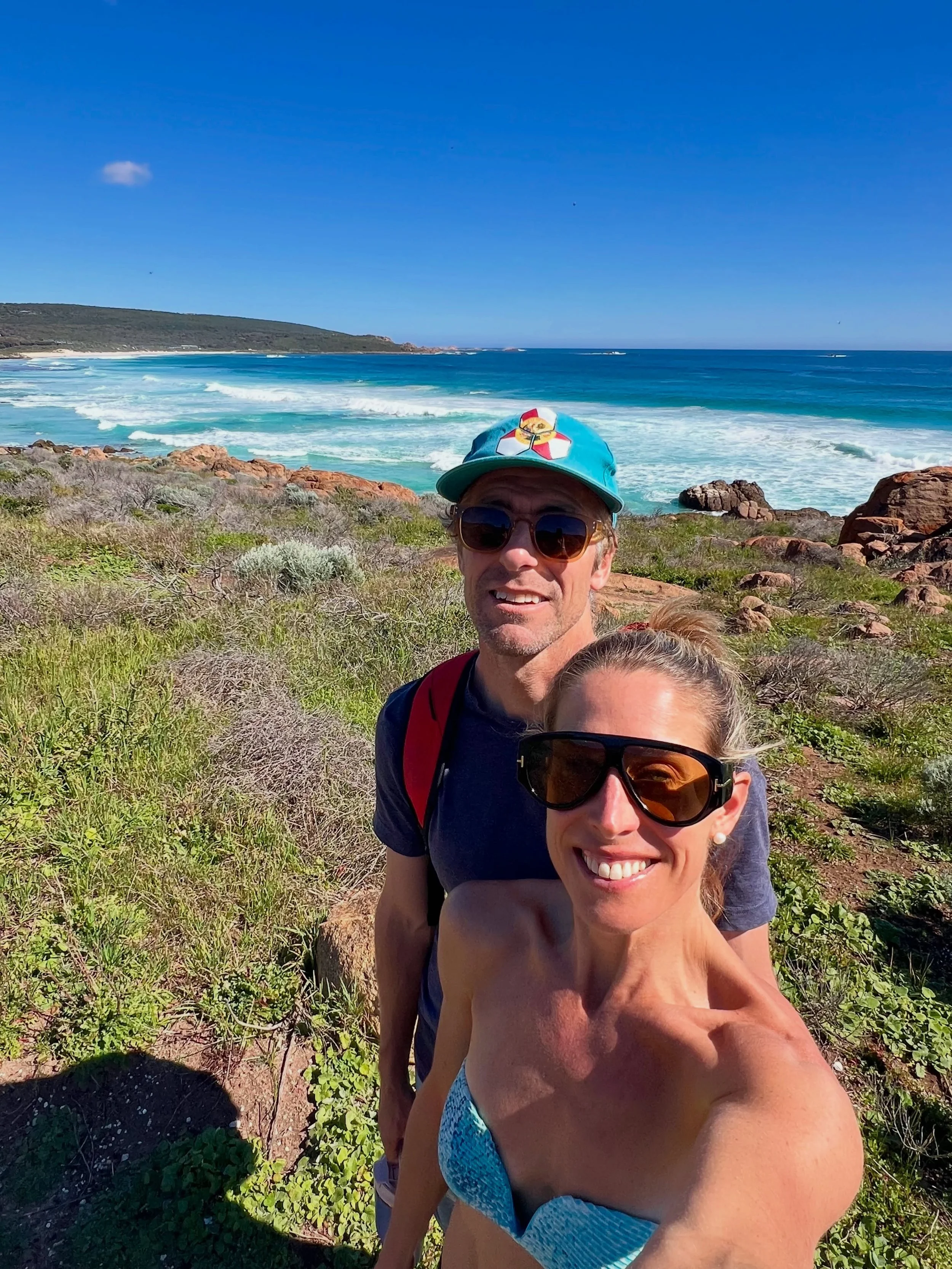 Spring is springing &amp; we aren&rsquo;t mad about it ☀️🌸🧡🌊

Early surf check pedal 🏄🏽&zwj;♂️

Back for Sarah making WAFFLES 🧇 *insert Donkey from Shrek face here 😃

Pitching bro 🤙🏼 @m_doee

Swim yes please 🫶🏼

The Nook to ourselves 🤍

Y
