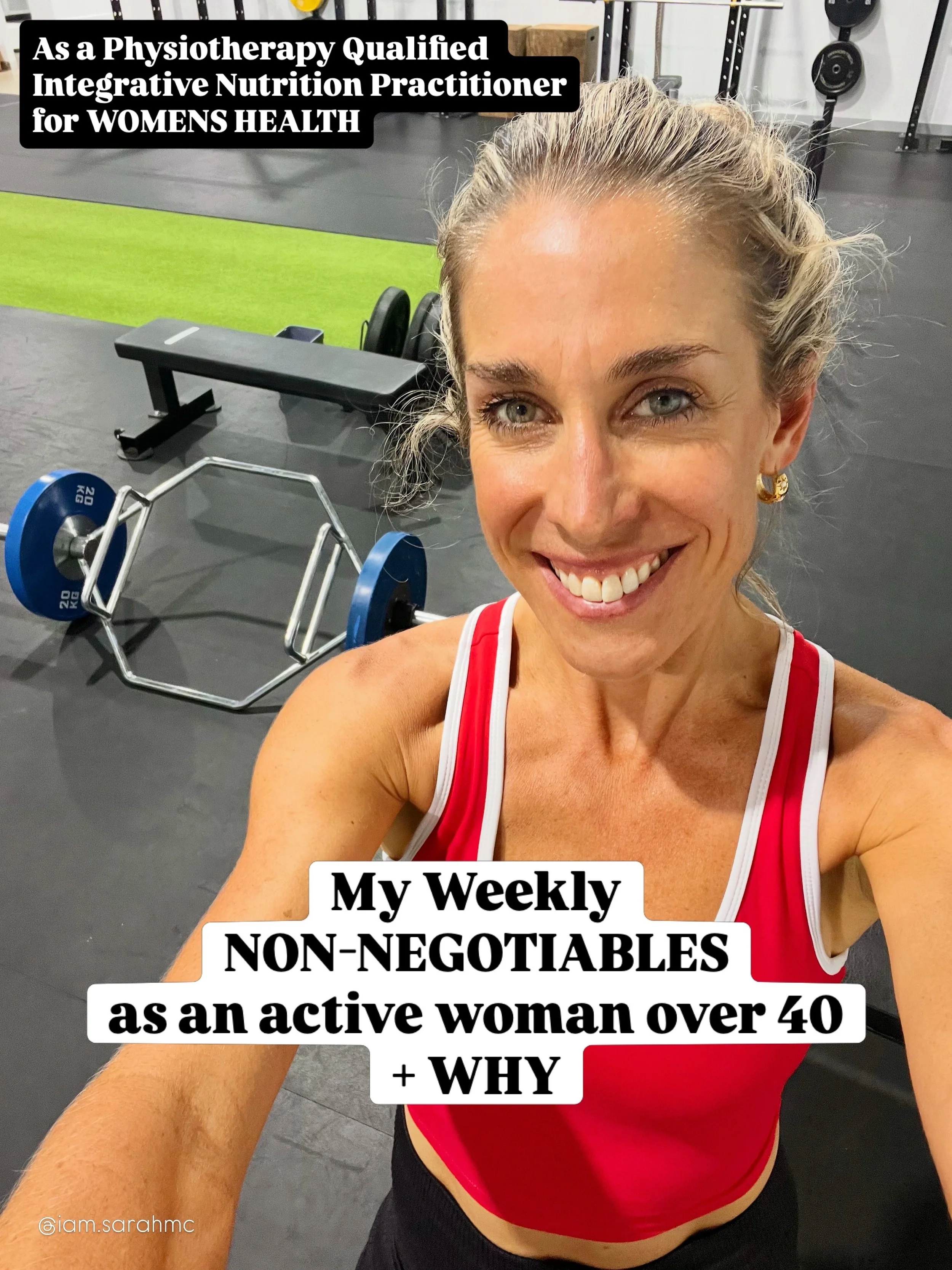 Surviving The 40s - body, mind &amp; marriage in tact ✨😂

I&rsquo;d love to hear what works for you -

What would you add to the non-negotiable list?!

The 40+ rage fuse is real. Stay sane sister 👯&zwj;♀️ 

🛟 SAVE THIS POST for next time you&rsquo
