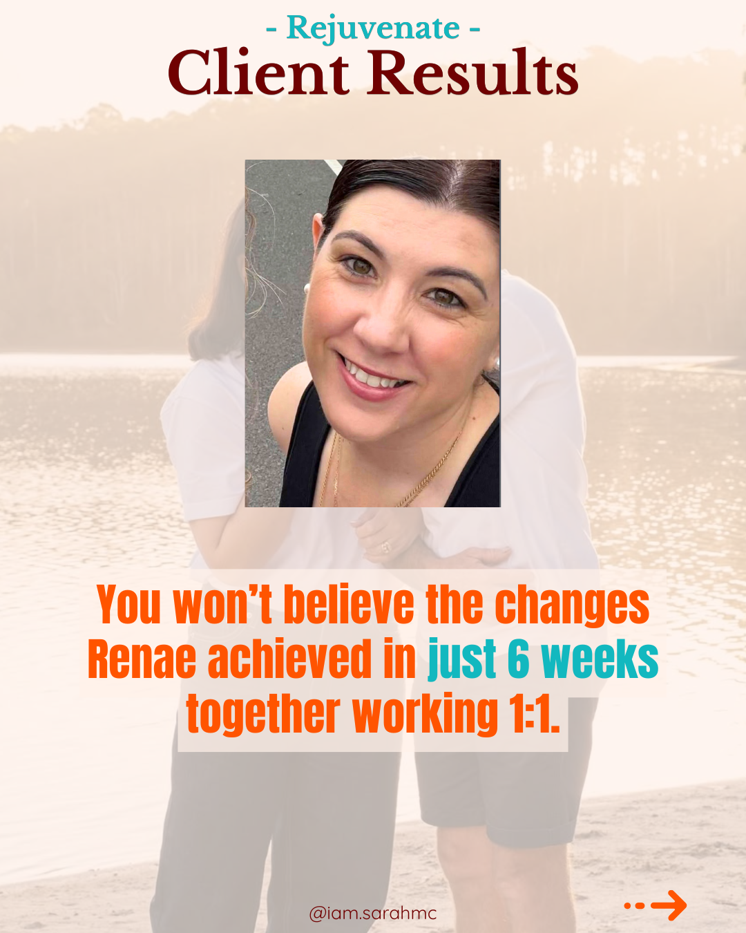 achieving results in six weeks, client results related to mental health and menopause. Sarah McLachlan Results. Dunsborough. South West WA. Speaker, Keynote Speaker, Women's Health, Hormone Health, Perimenopause, Sarah McLachlan, Mind, Energy, Mentor