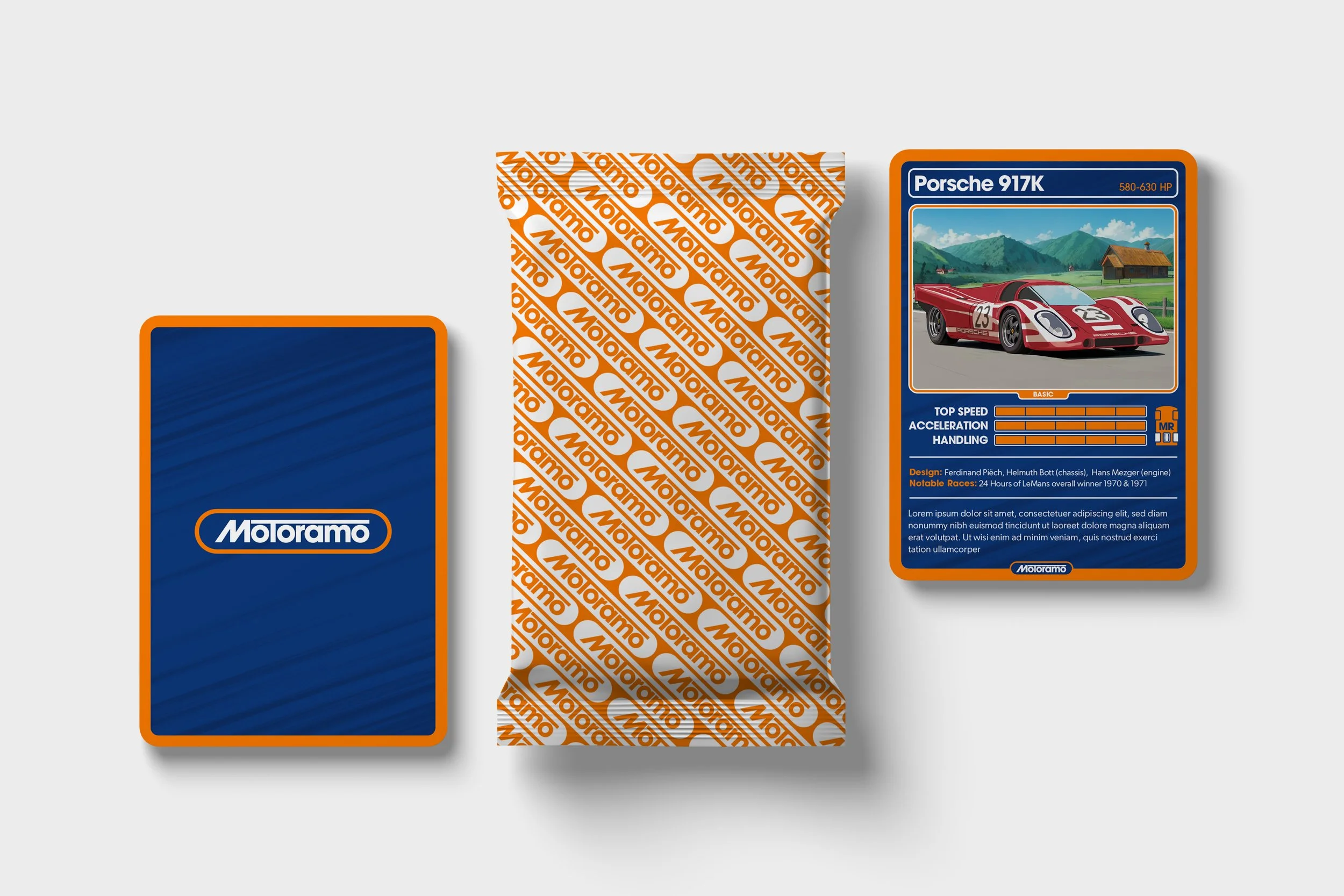MOTORAMO TRADING CARD TEMPLATE