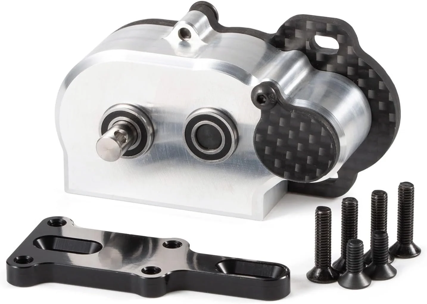 LCG Transmission NOD Tiny Gearbox with Adapter Plate (Silver)