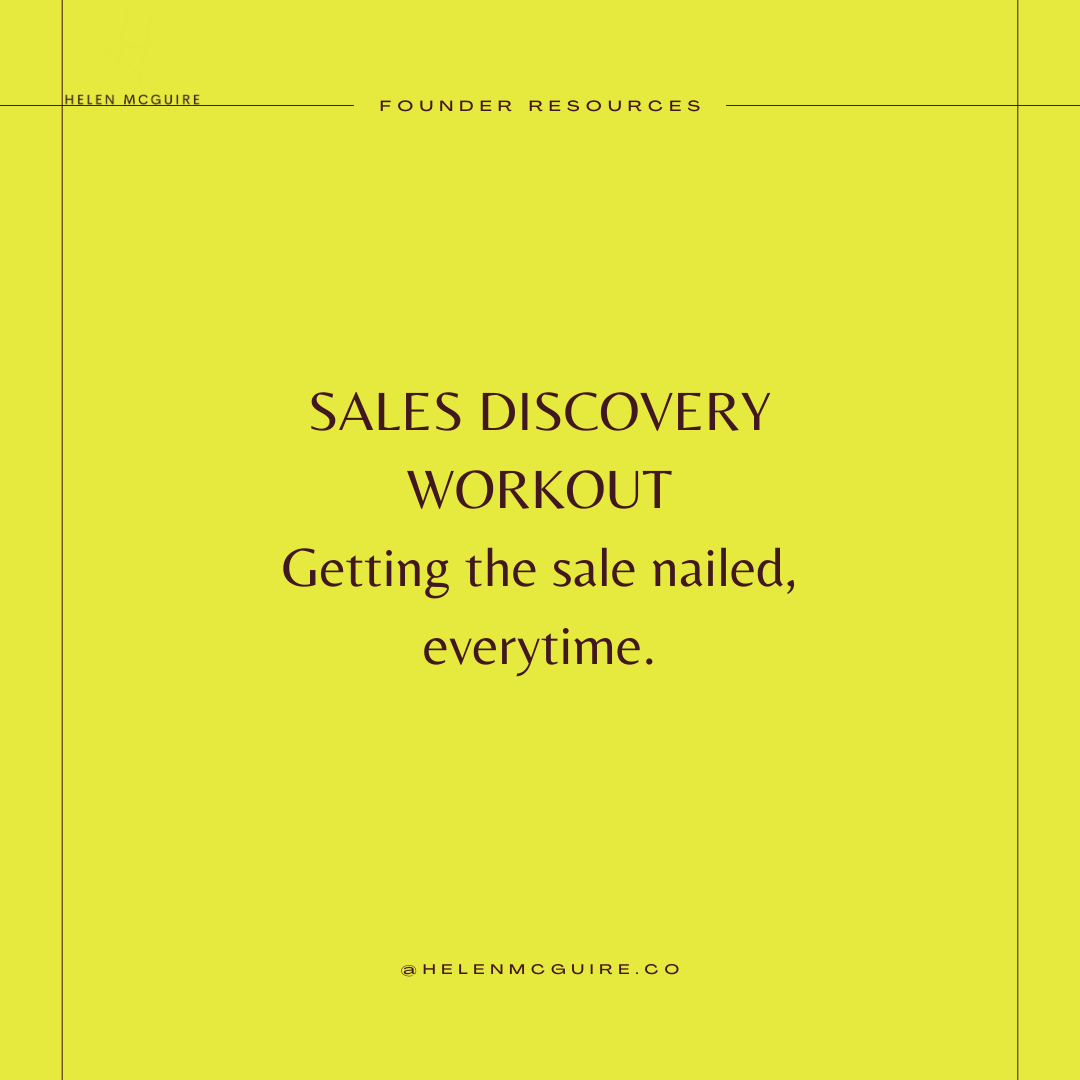 Sales Discovery Workout