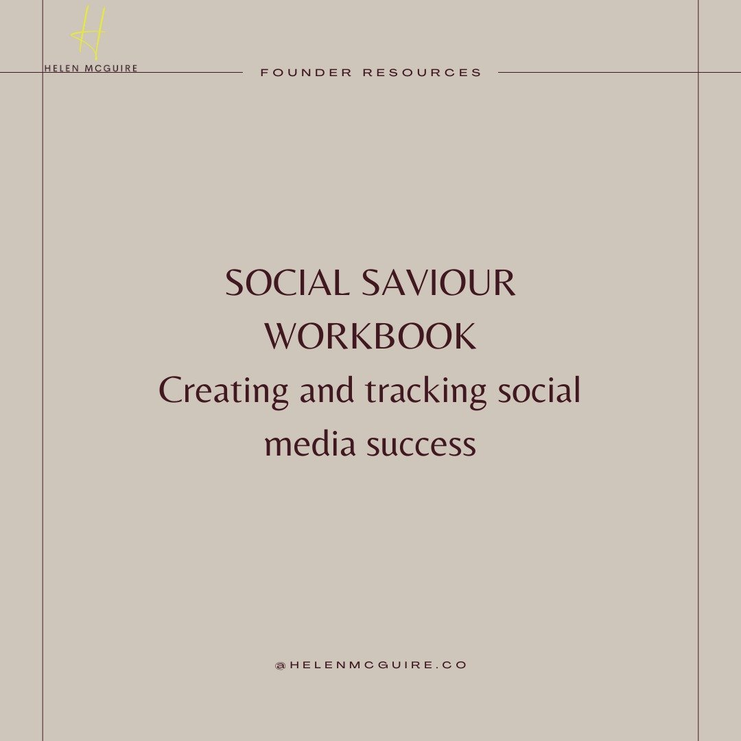 Tracking Social Success Workbook