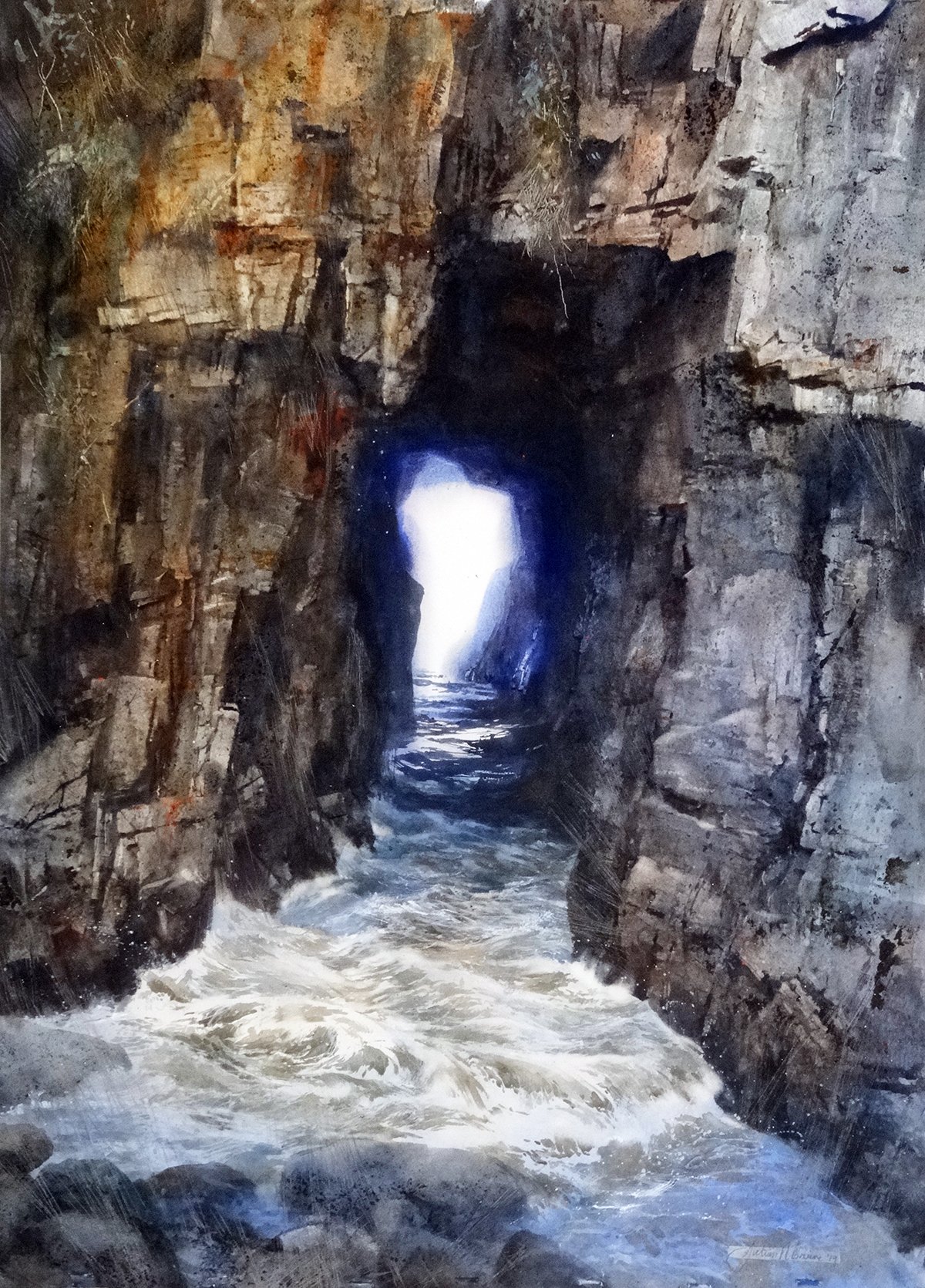 SEA ARCH, TASMAN PENINSULA 2019 - Julian Bruere
